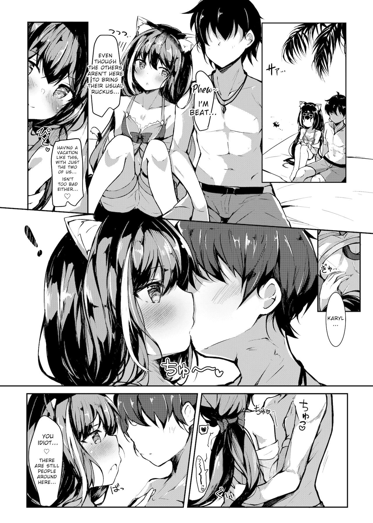 Deredere Kyaru-chan to Mizugi de Ecchi page 3