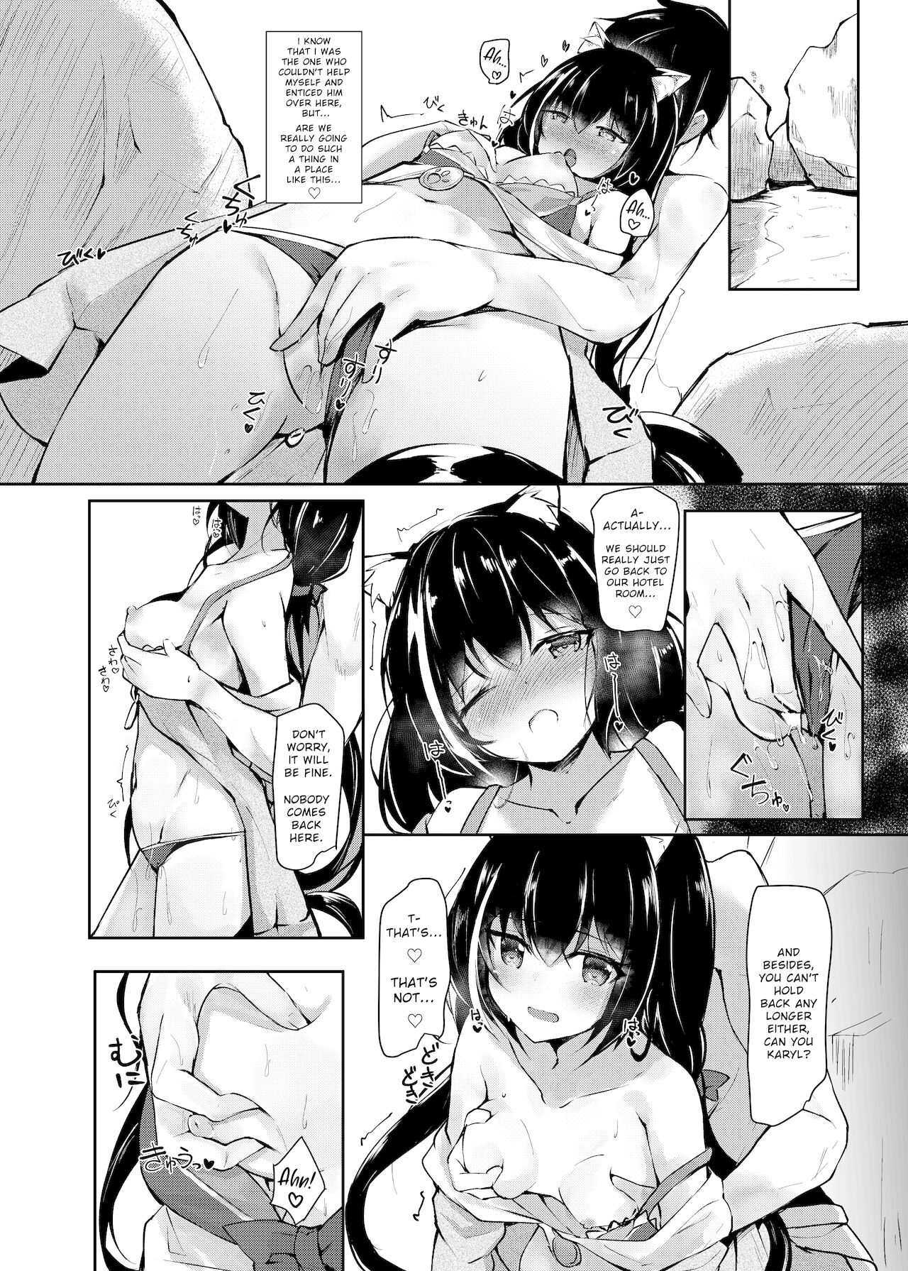 Deredere Kyaru-chan to Mizugi de Ecchi page 5
