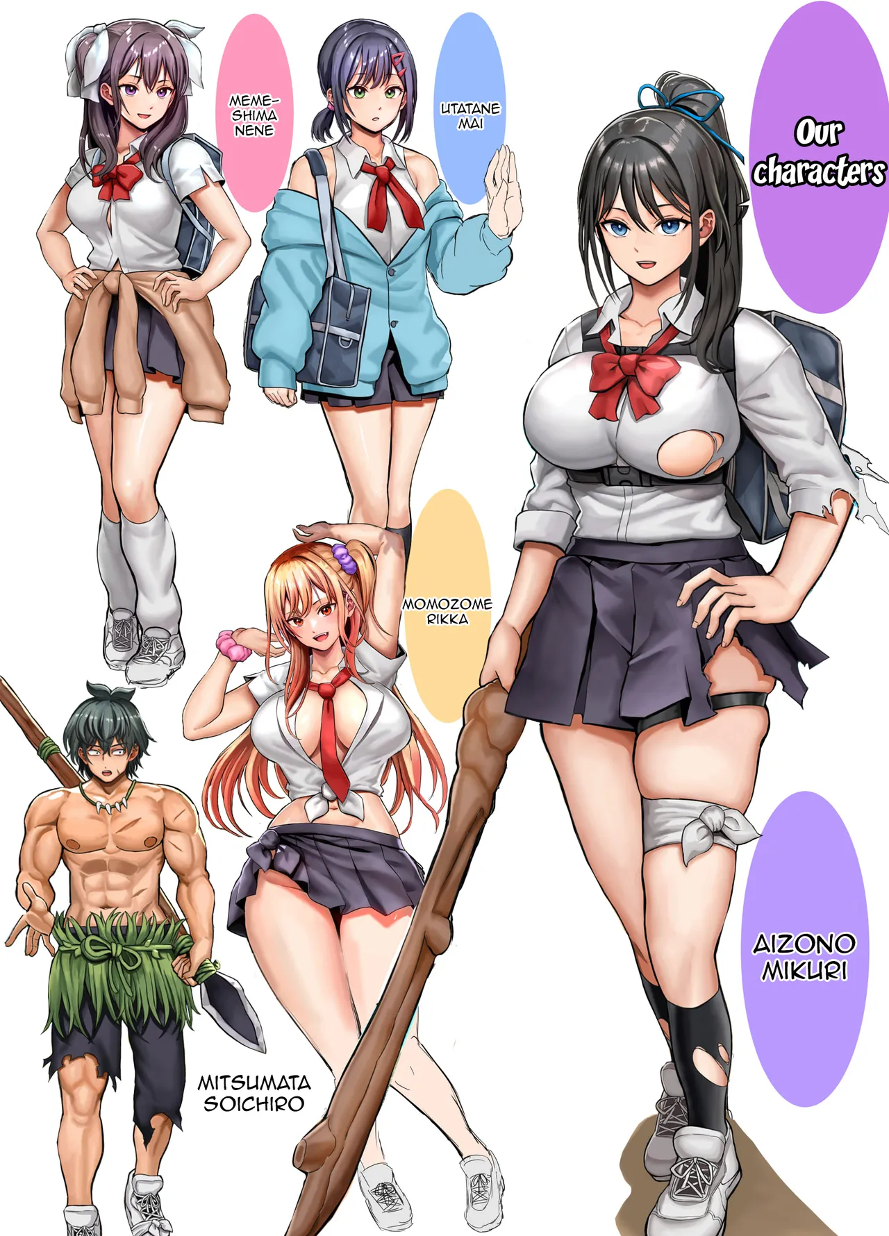 Deserted Island Castaway Harem 2 Ch.1 page 3