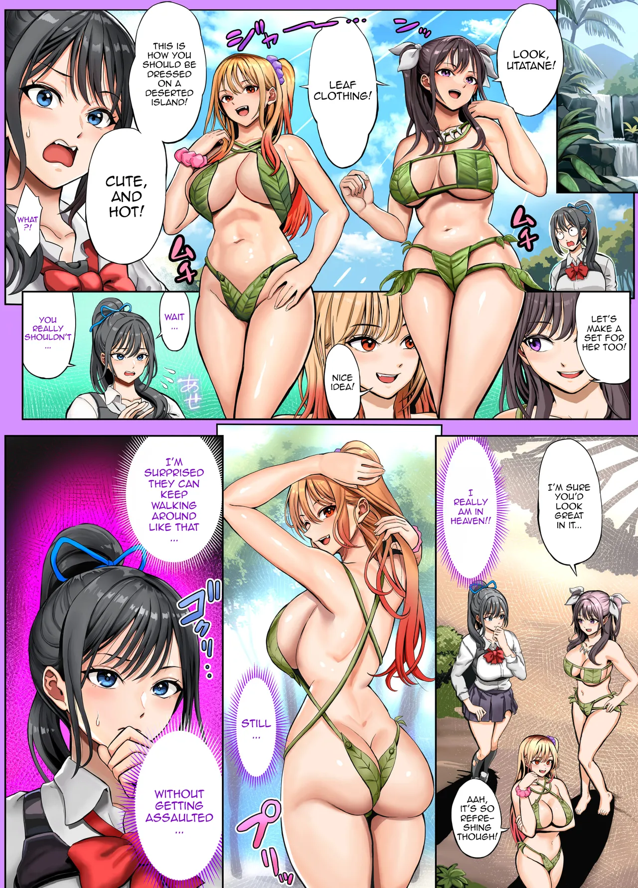 Deserted Island Castaway Harem 2 Ch.1 page 25