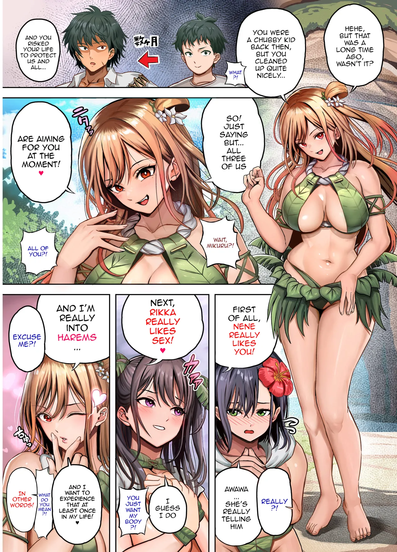 Deserted Island Castaway Harem page 10