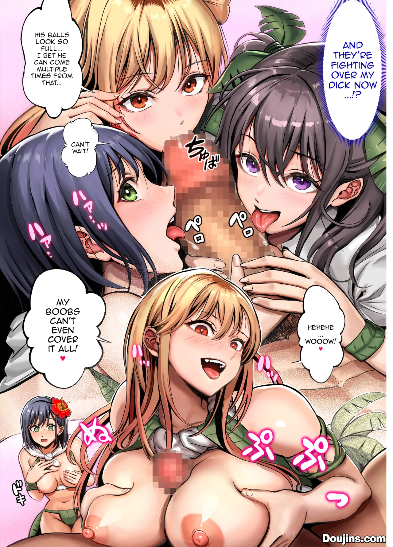 Deserted Island Castaway Harem page 17