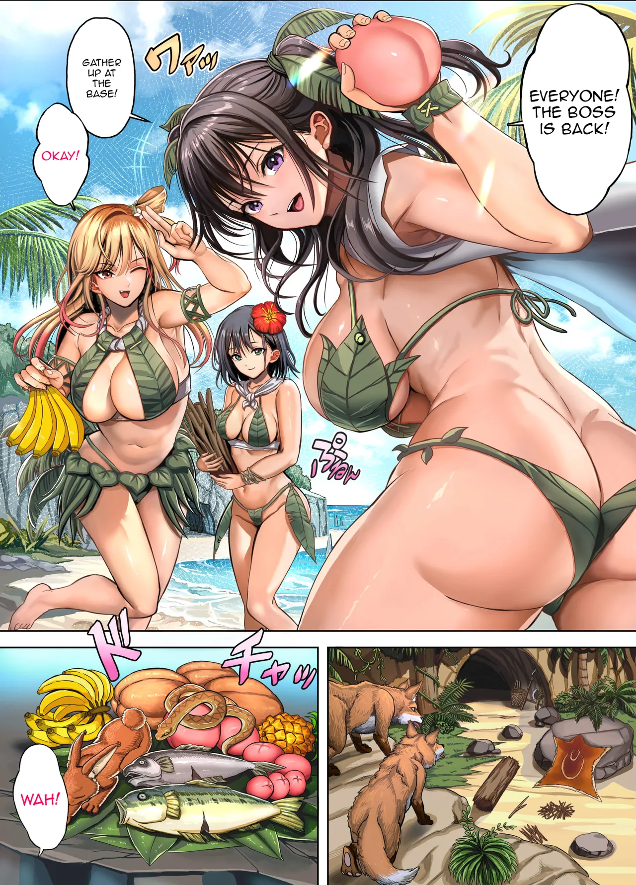 Deserted Island Castaway Harem page 6