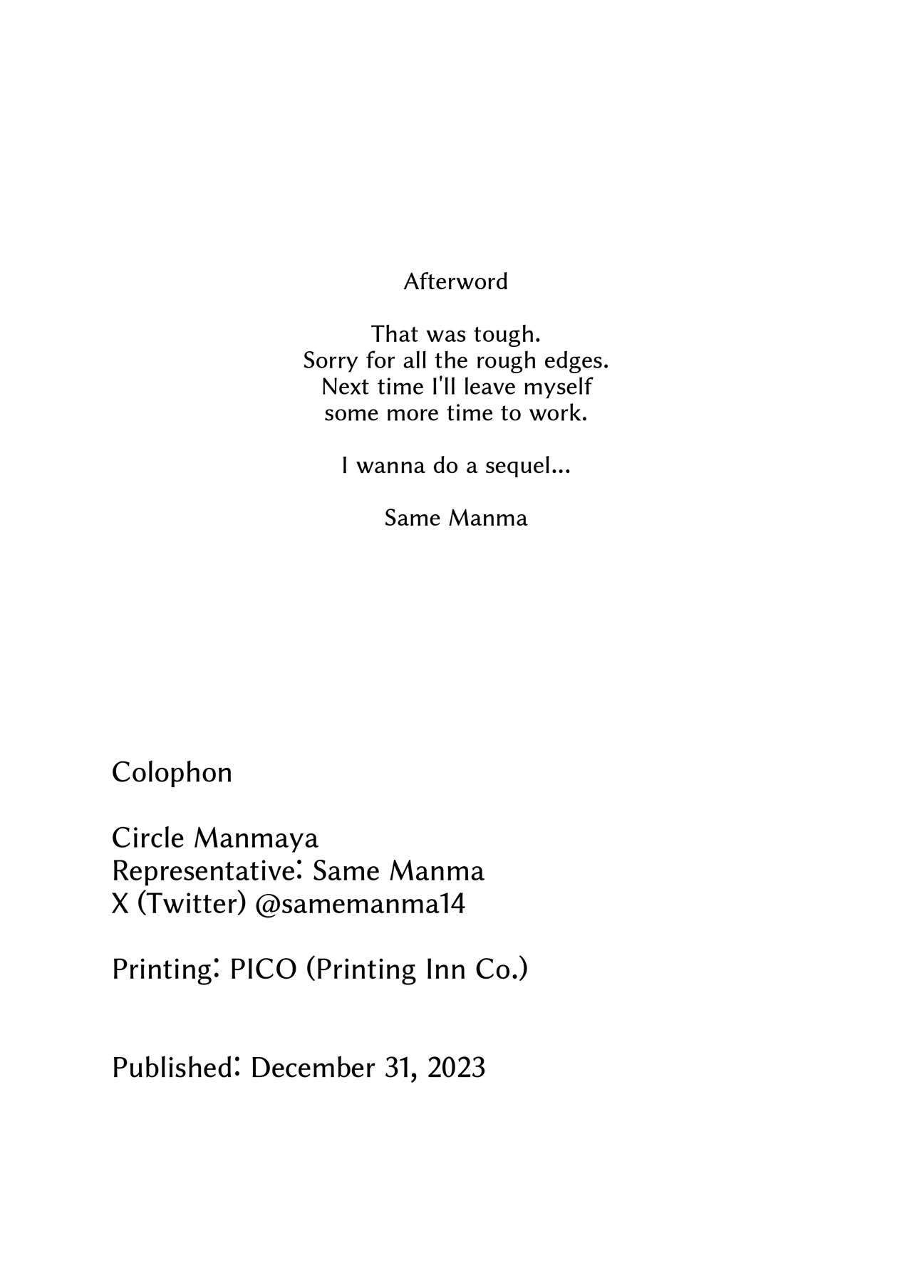 Devoured by a Mysterious High School Girl 5 Seconds before I Bid My Life Farewell page 59