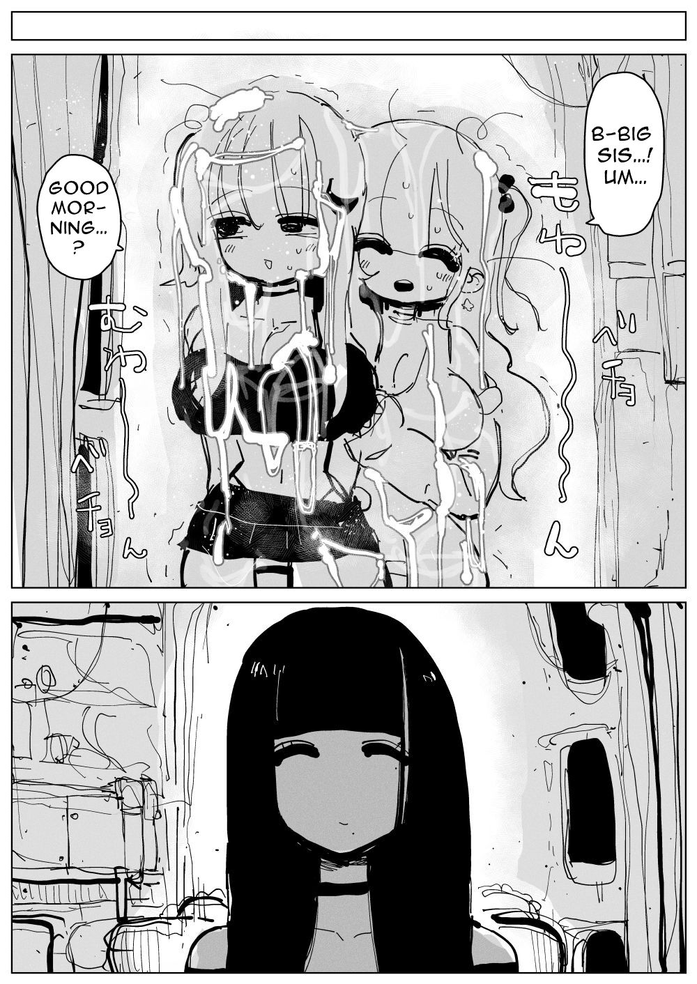 Dick Milk Sisters ~Copious Cum! Orgasms Galore! A day in the life of Busty Girthy Sisters~ page 32
