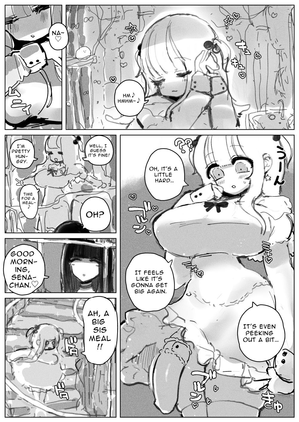 Dick Milk Sisters ~Copious Cum! Orgasms Galore! A day in the life of Busty Girthy Sisters~ page 4
