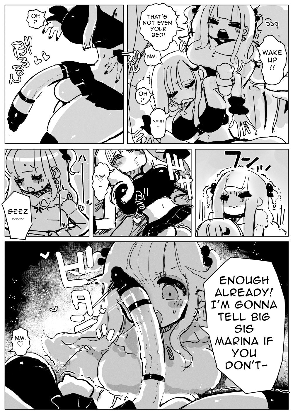Dick Milk Sisters ~Copious Cum! Orgasms Galore! A day in the life of Busty Girthy Sisters~ page 7