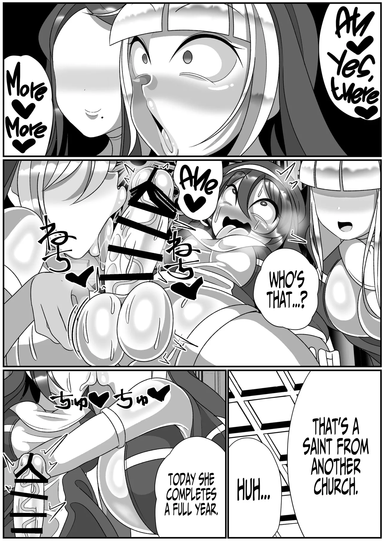Dick Slingin' Saintess ~Ejaculation Prohibition~ page 37