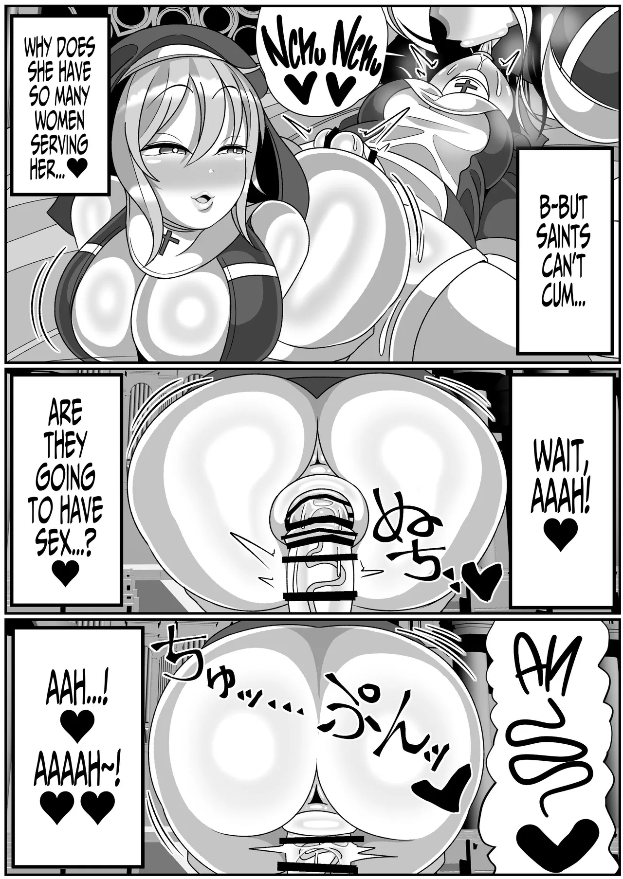 Dick Slingin' Saintess ~Ejaculation Prohibition~ page 38