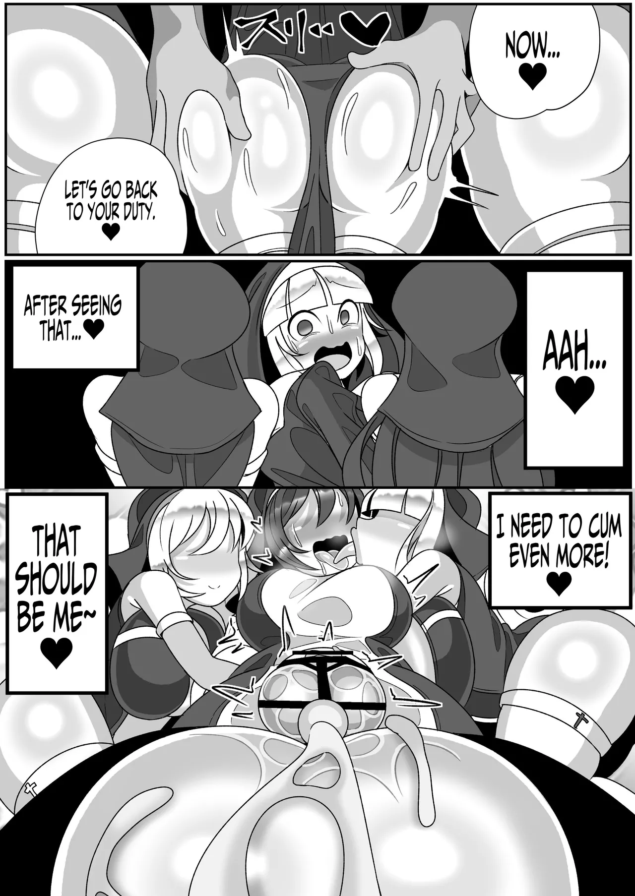 Dick Slingin' Saintess ~Ejaculation Prohibition~ page 44