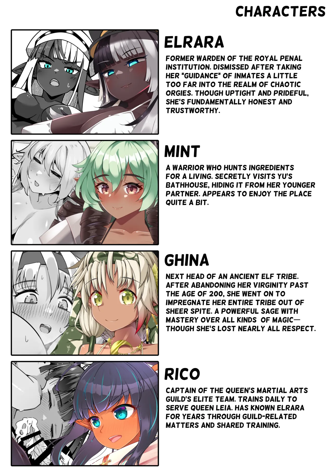 Dickgirl to Futanari Dark Elf to Kobito-ka - Tainai Kaiki page 32