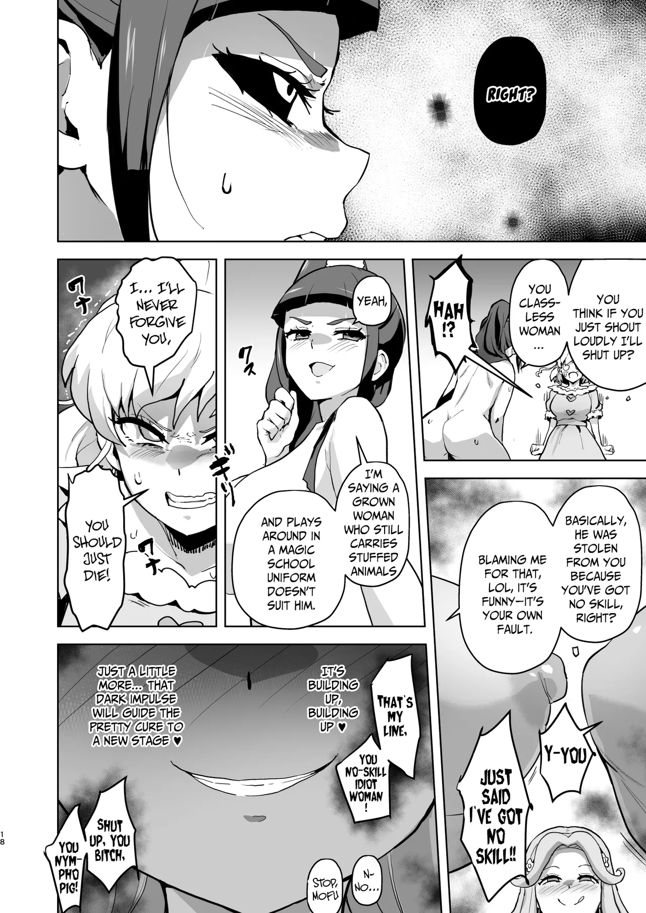 Did You Just Say "A Super Perverted Erotic Magician Who's Totally in Love with Her Master"?! page 18