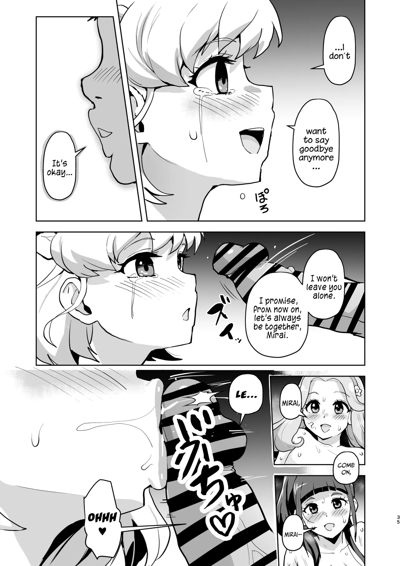 Did You Just Say "A Super Perverted Erotic Magician Who's Totally in Love with Her Master"?! page 35