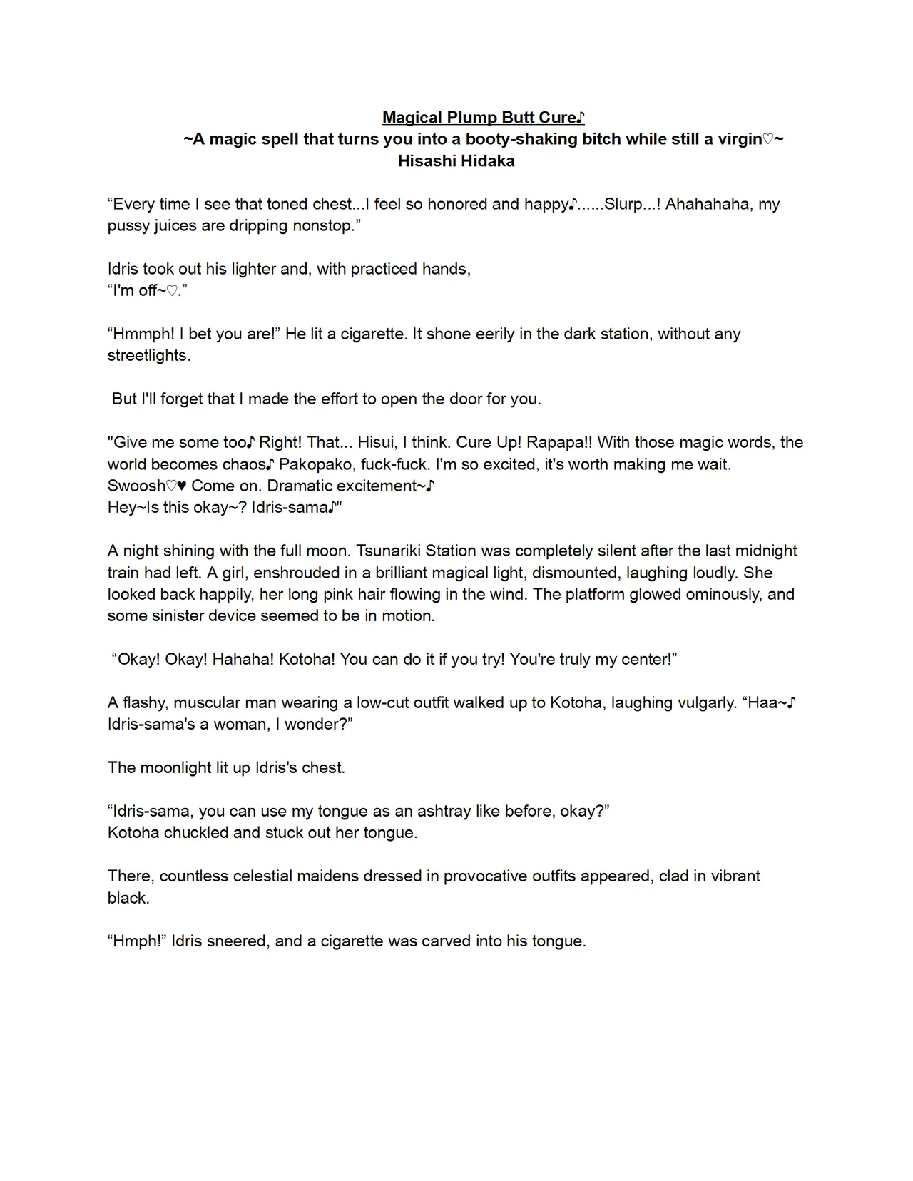 Did You Just Say "A Super Perverted Erotic Magician Who's Totally in Love with Her Master"?! page 58