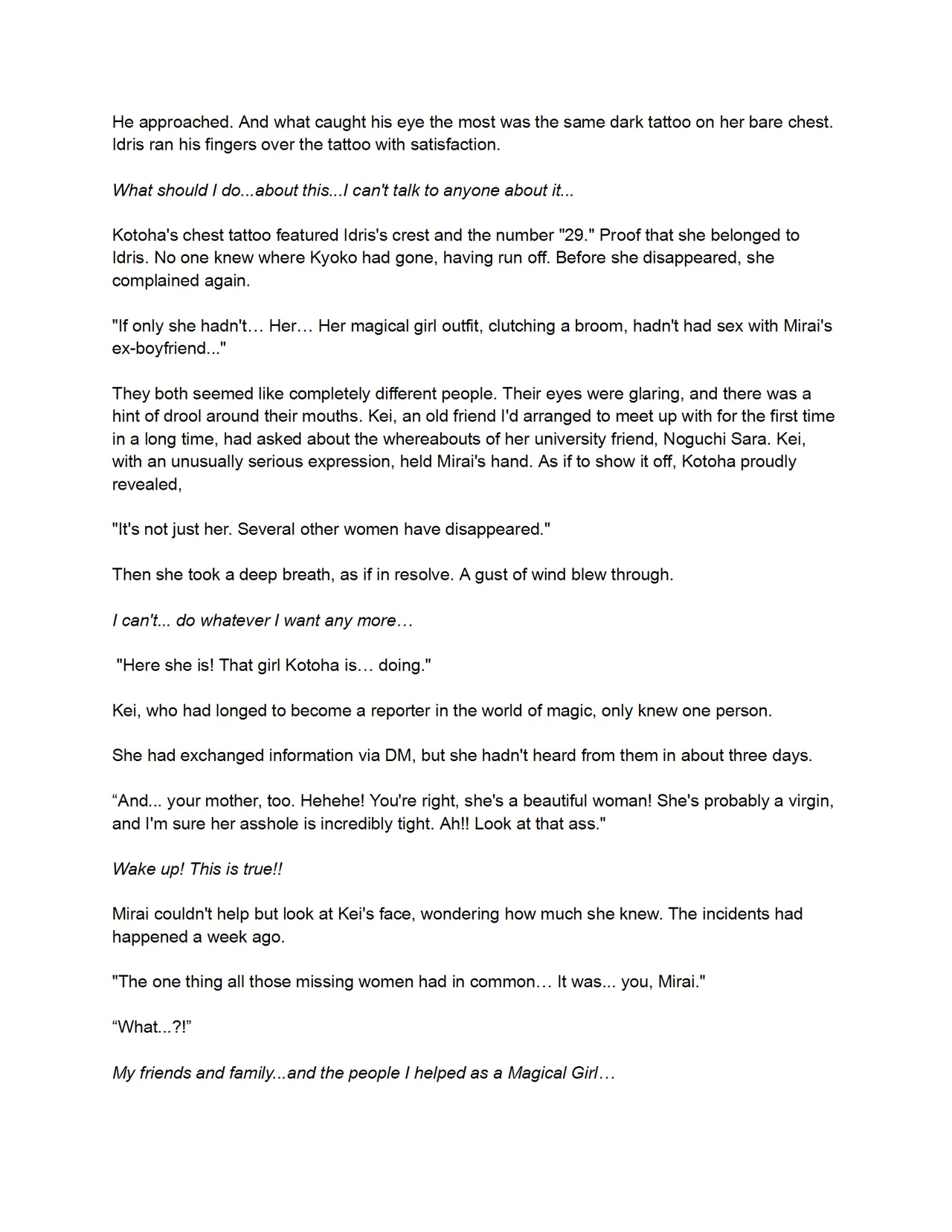 Did You Just Say "A Super Perverted Erotic Magician Who's Totally in Love with Her Master"?! page 60
