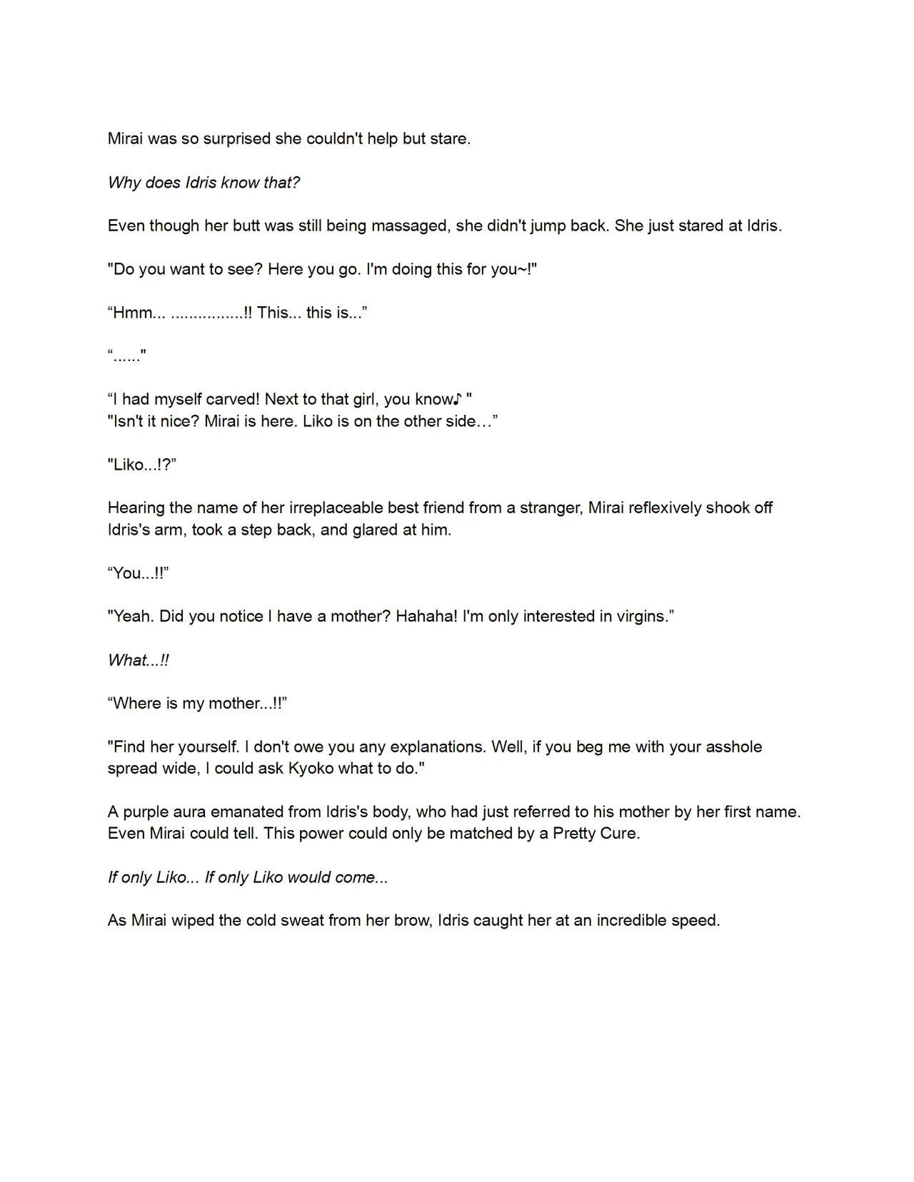 Did You Just Say "A Super Perverted Erotic Magician Who's Totally in Love with Her Master"?! page 65