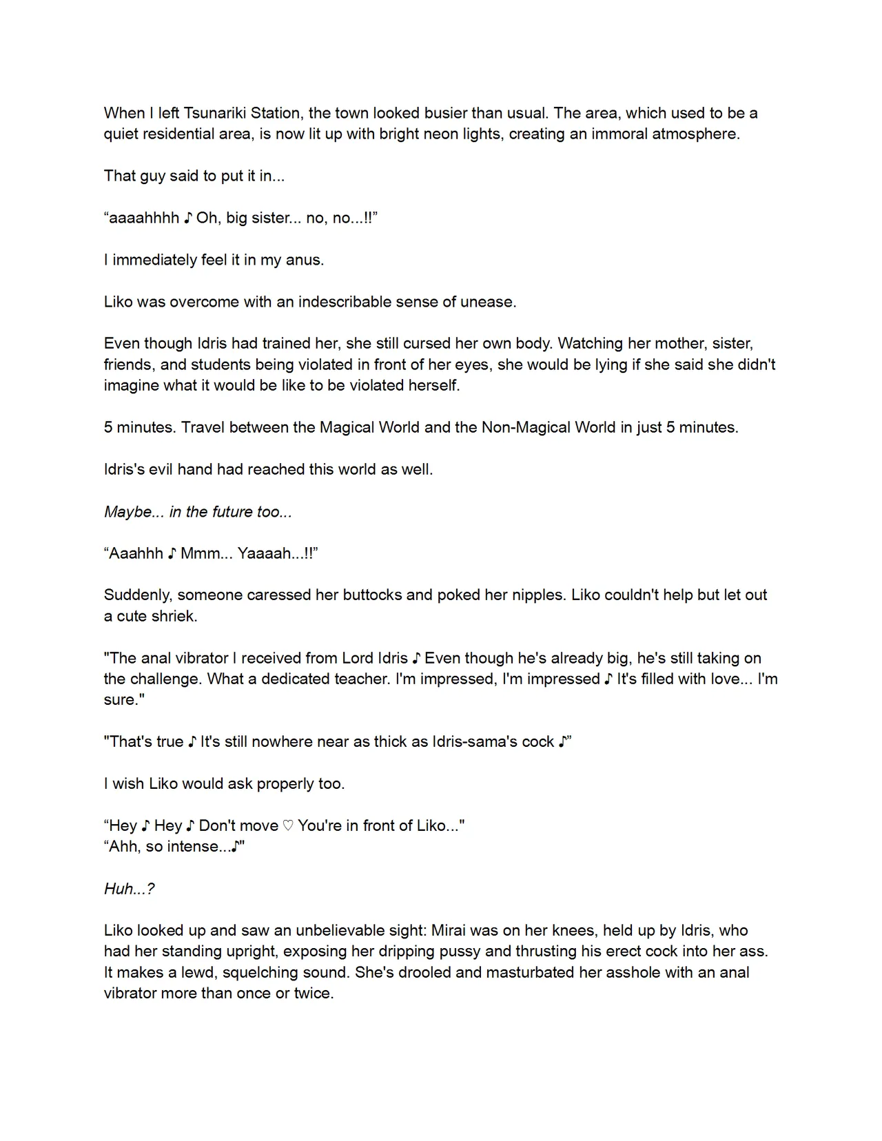 Did You Just Say "A Super Perverted Erotic Magician Who's Totally in Love with Her Master"?! page 68