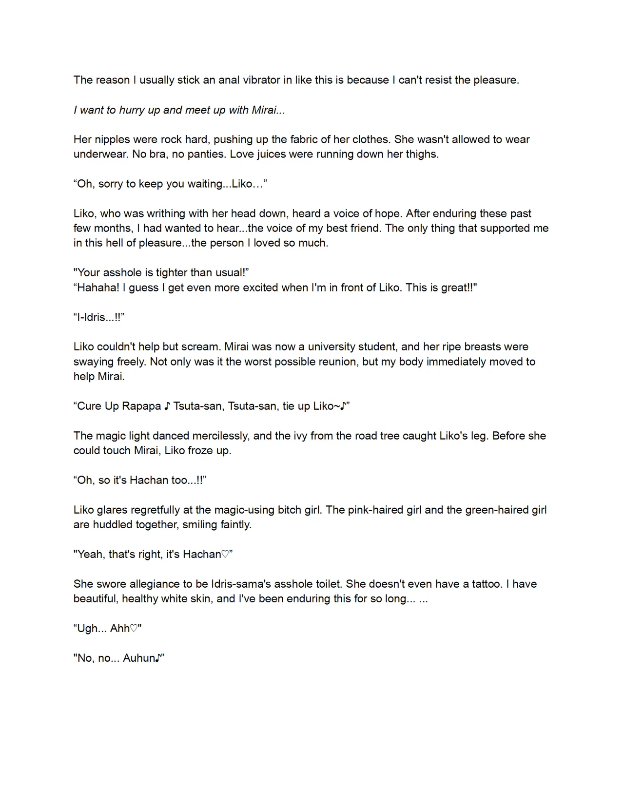 Did You Just Say "A Super Perverted Erotic Magician Who's Totally in Love with Her Master"?! page 69