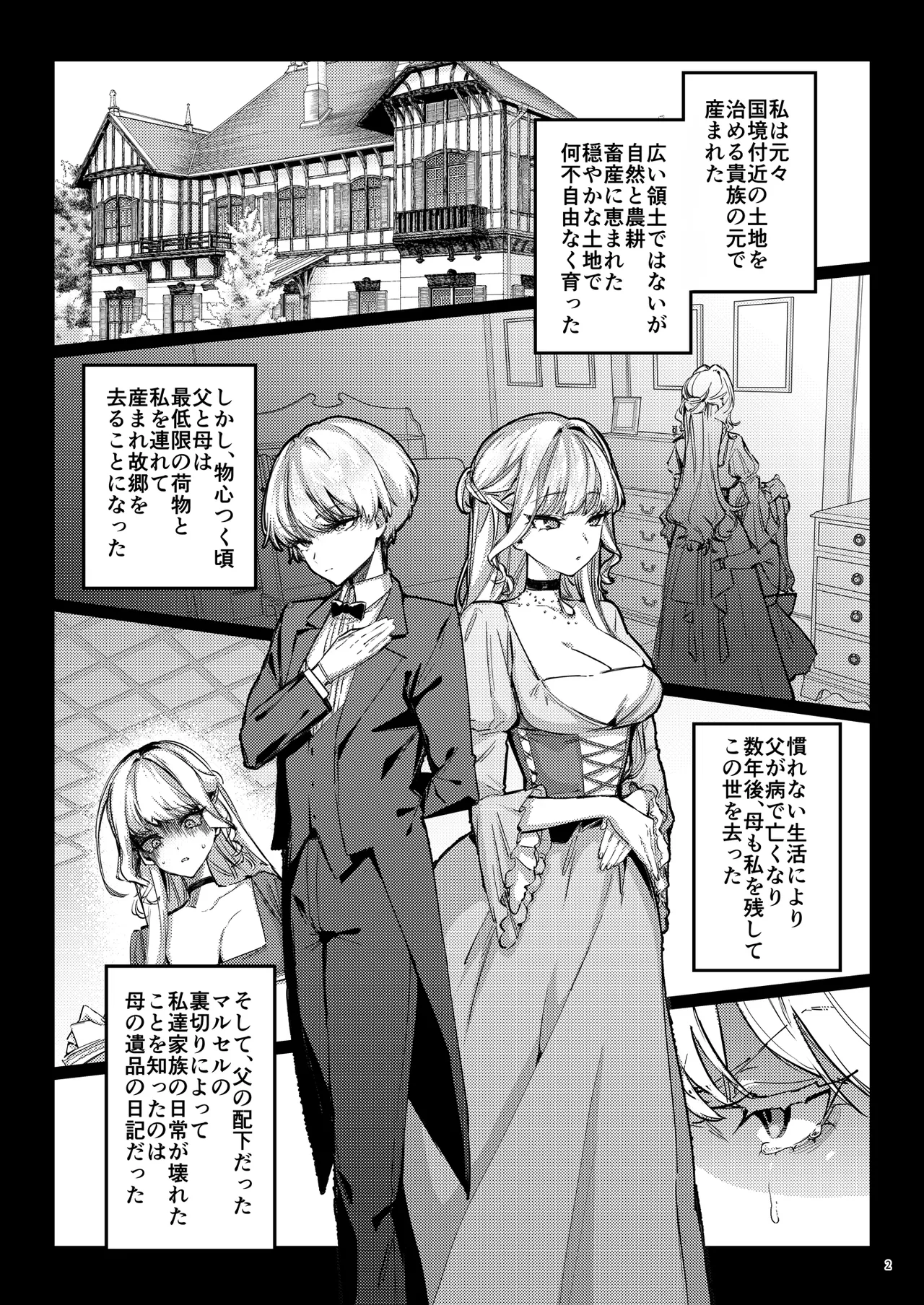 復讐に飢えた没落令嬢をメス堕ちするまで飼いならし、娶る。 page 4