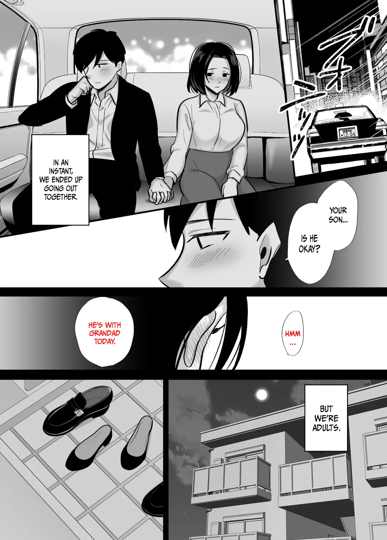 Dirty and Passionate Sex with a Single Mother 1 page 14
