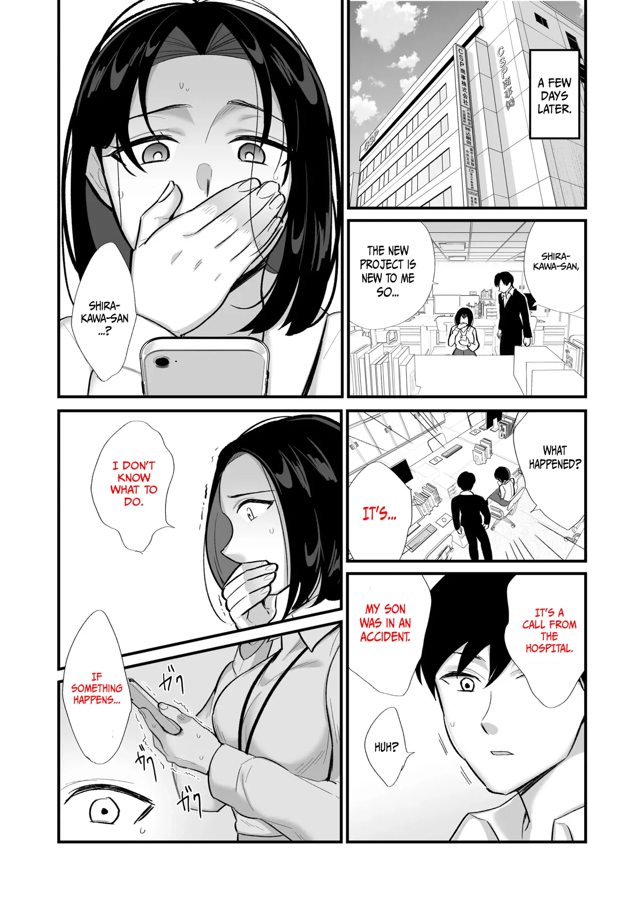 Dirty and Passionate Sex with a Single Mother 1 page 9