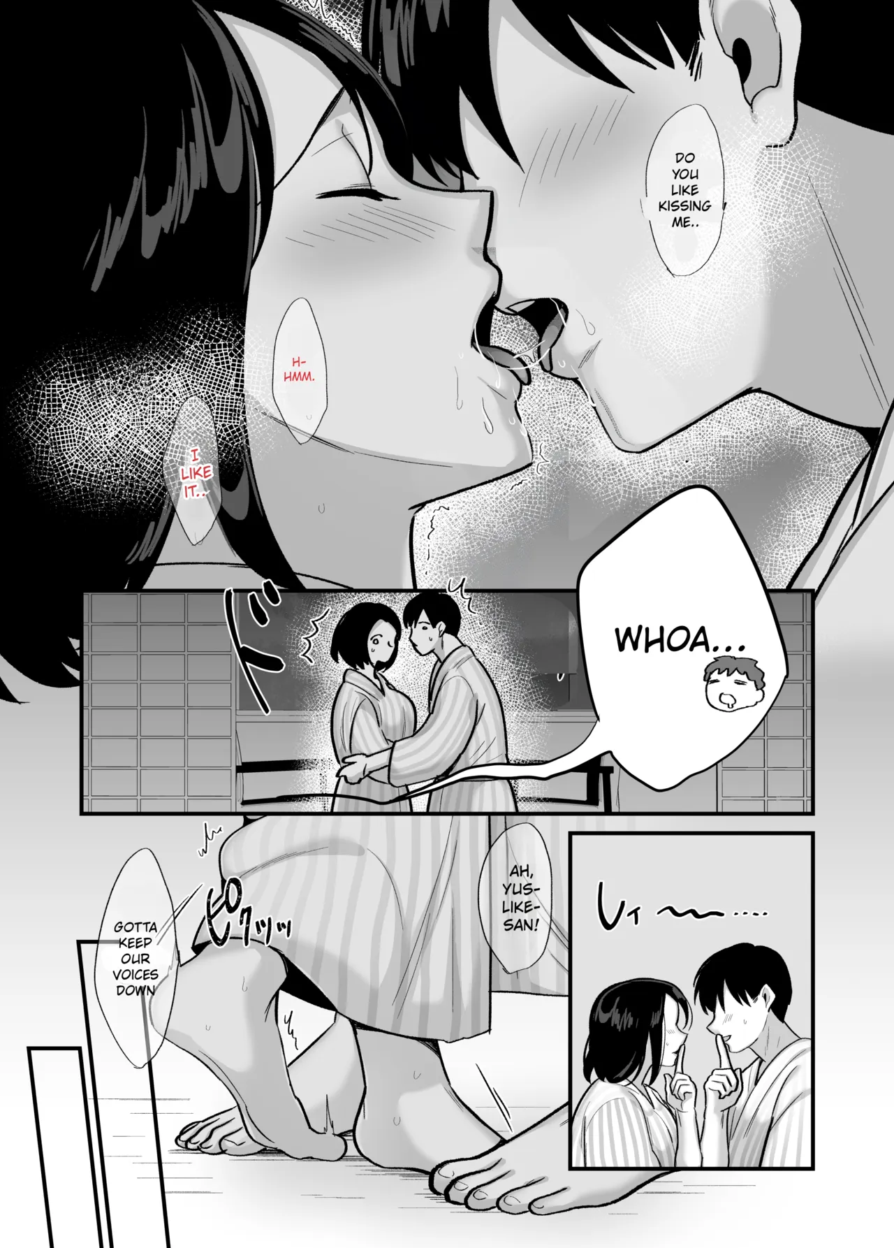 Dirty and Passionate Sex with a Single Mother 2 ~A Sweaty & Clinging Hot Spring Getaway page 18