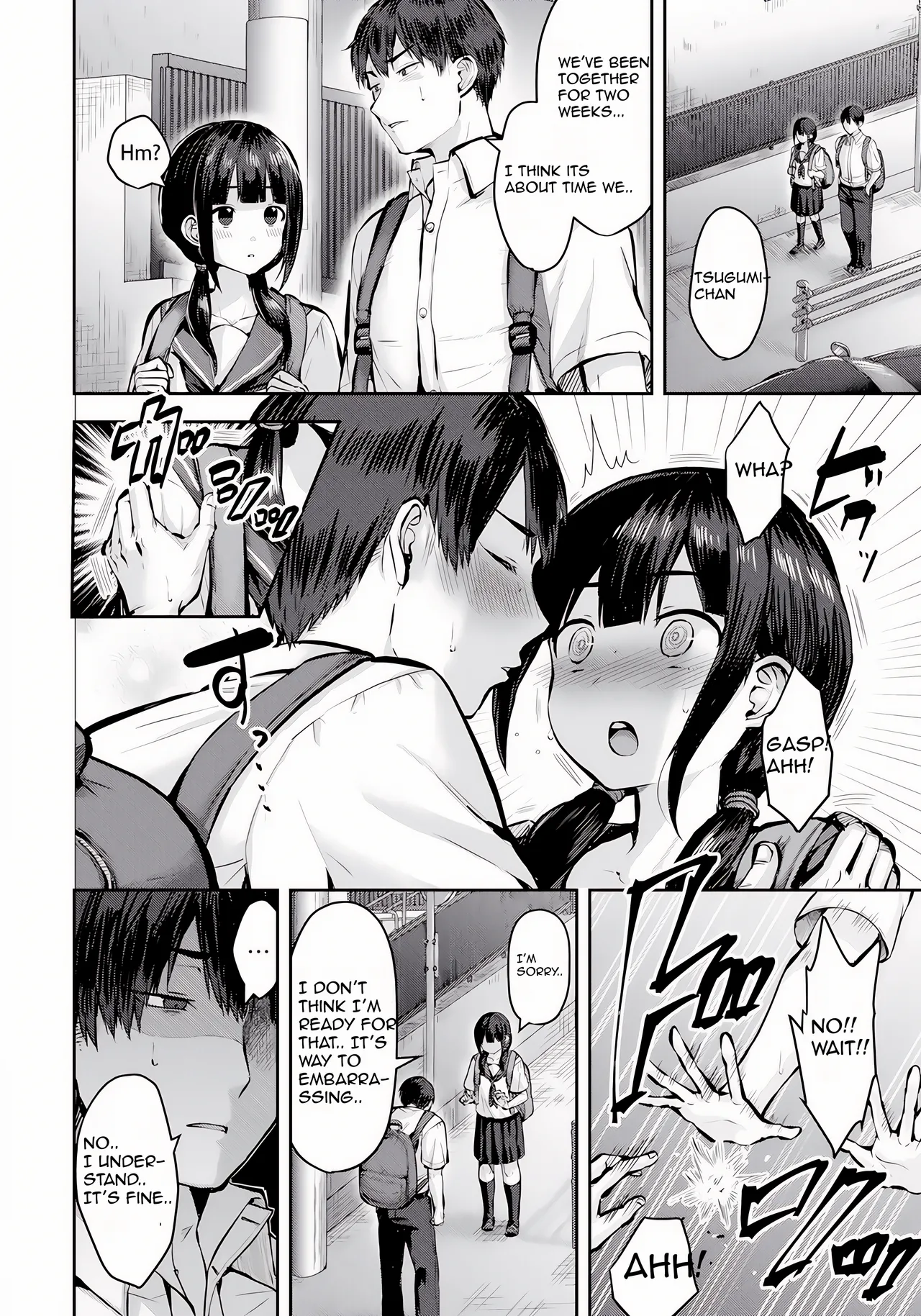 Dirty Lessons ~ Improving your manhood with a chubby childhood friend ~ page 3