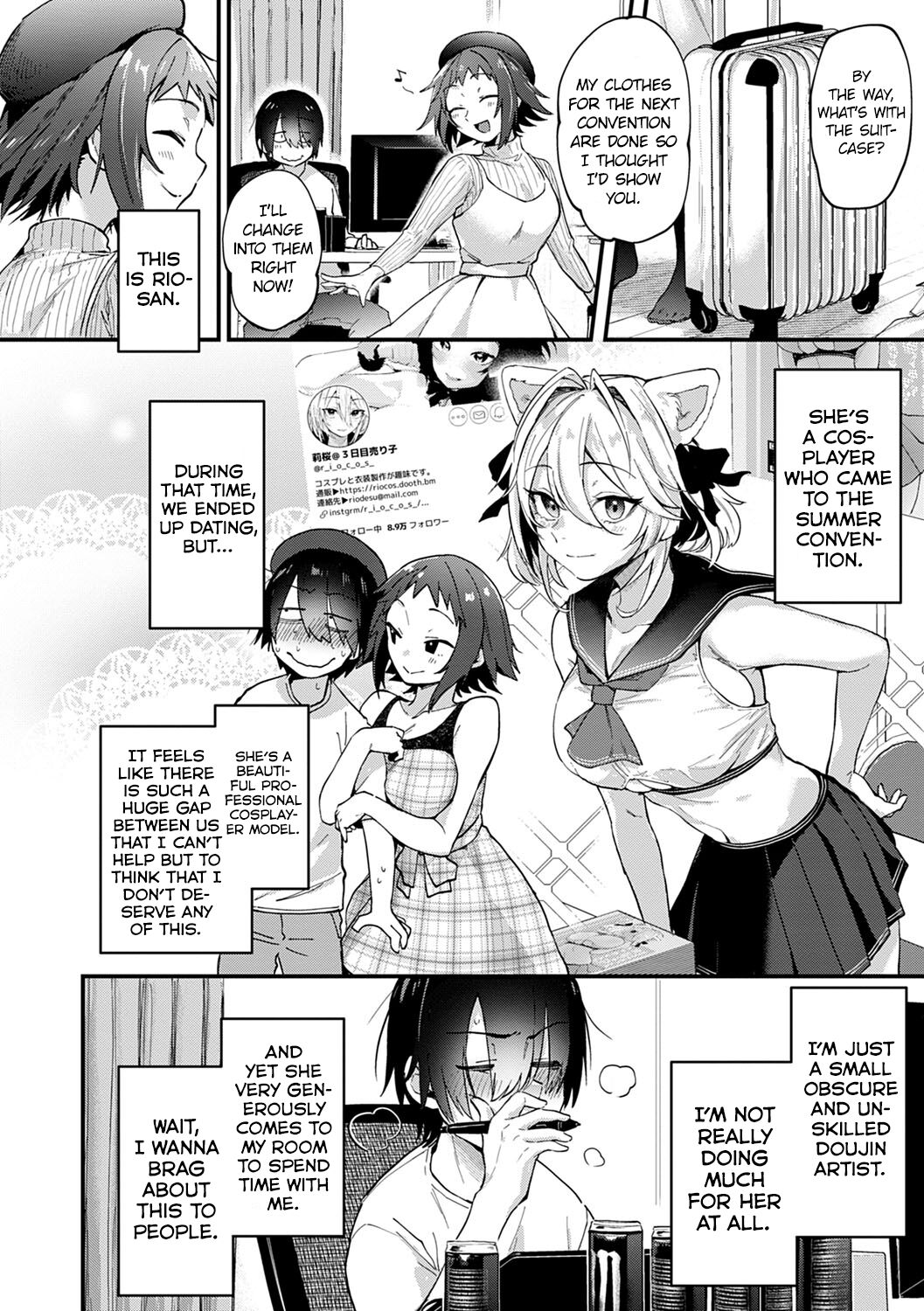 Do Doujin Artists Dream of Cosplayer Girlfriends? Doujin Sakka wa Reiya Kanojo no Yume wo Miruka page 2
