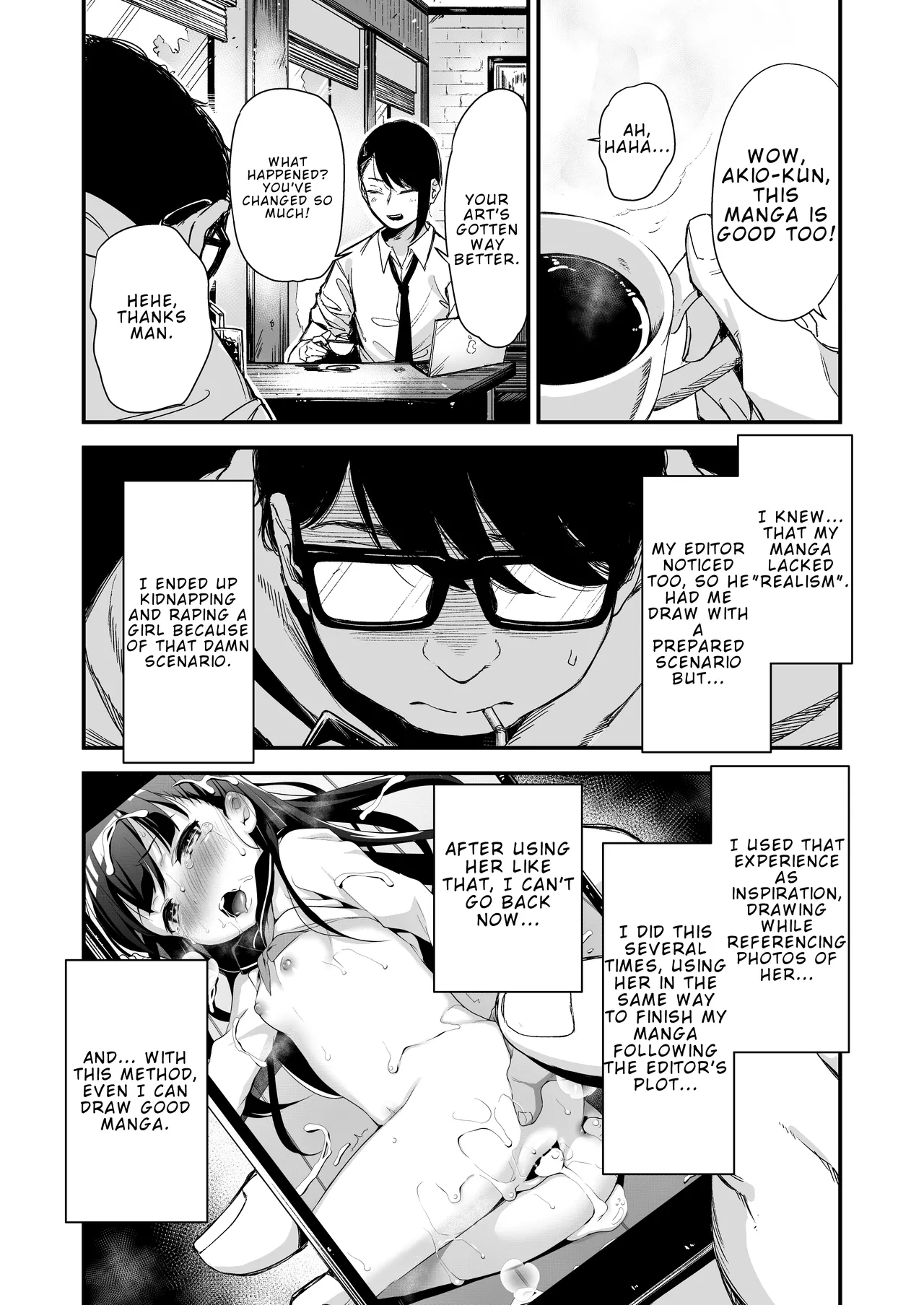 Do-M Shoujo wa, Manga no Naka de. page 4
