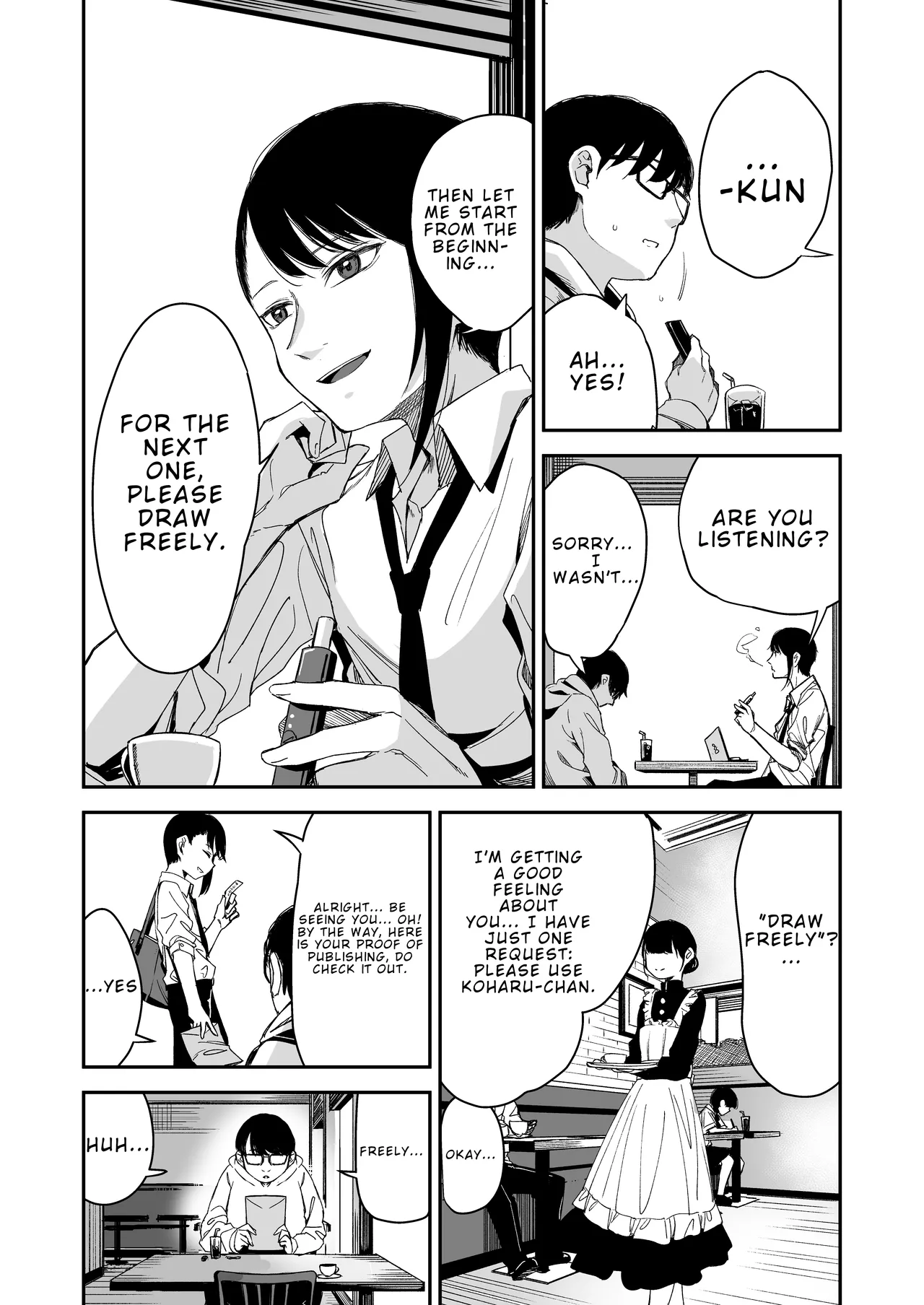 Do-M Shoujo wa, Manga no Naka de. page 5
