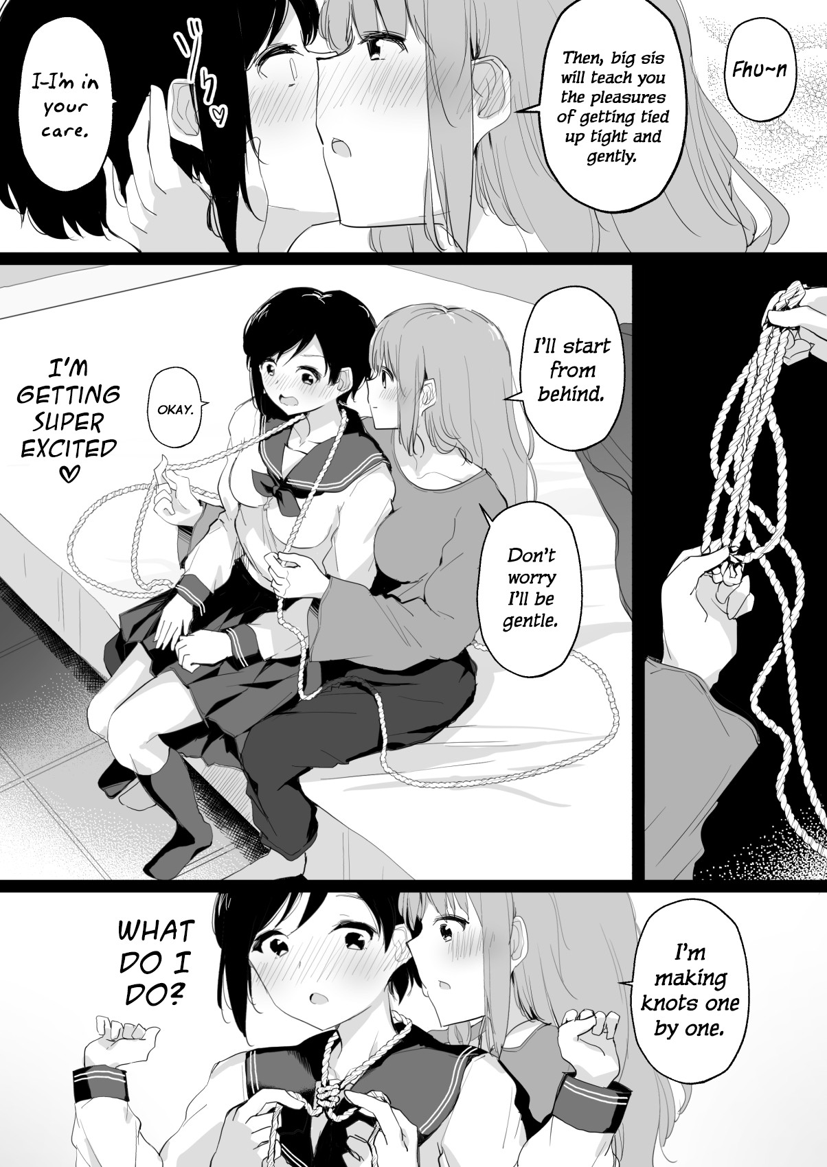 Do M Uraaka Joshi ga Kousoku Yuri Ecchi de Onna Doushi no Yosa o Oshiekomarechau Hon page 12