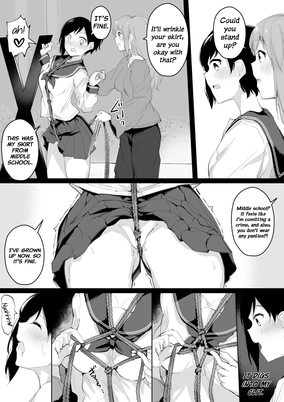 Do M Uraaka Joshi ga Kousoku Yuri Ecchi de Onna Doushi no Yosa o Oshiekomarechau Hon page 13