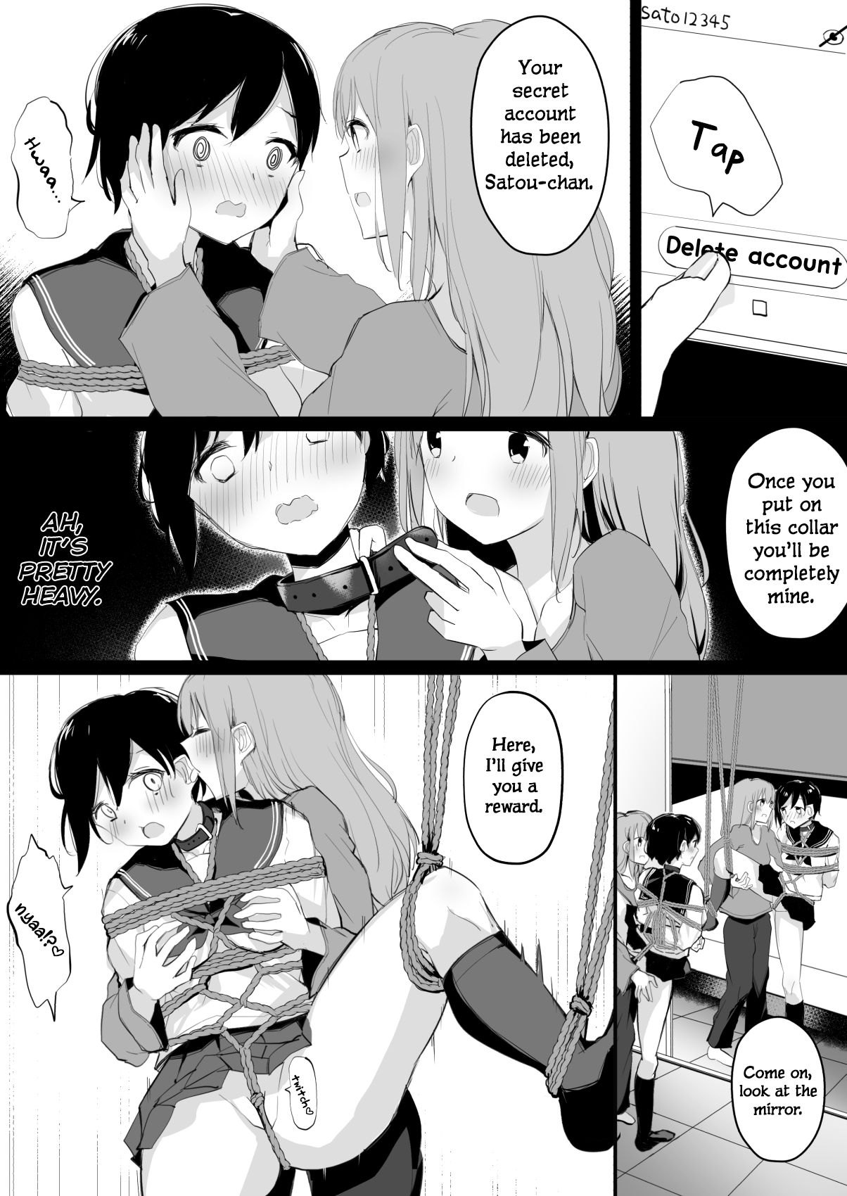 Do M Uraaka Joshi ga Kousoku Yuri Ecchi de Onna Doushi no Yosa o Oshiekomarechau Hon page 23