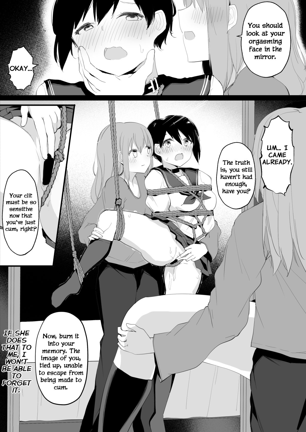 Do M Uraaka Joshi ga Kousoku Yuri Ecchi de Onna Doushi no Yosa o Oshiekomarechau Hon page 26