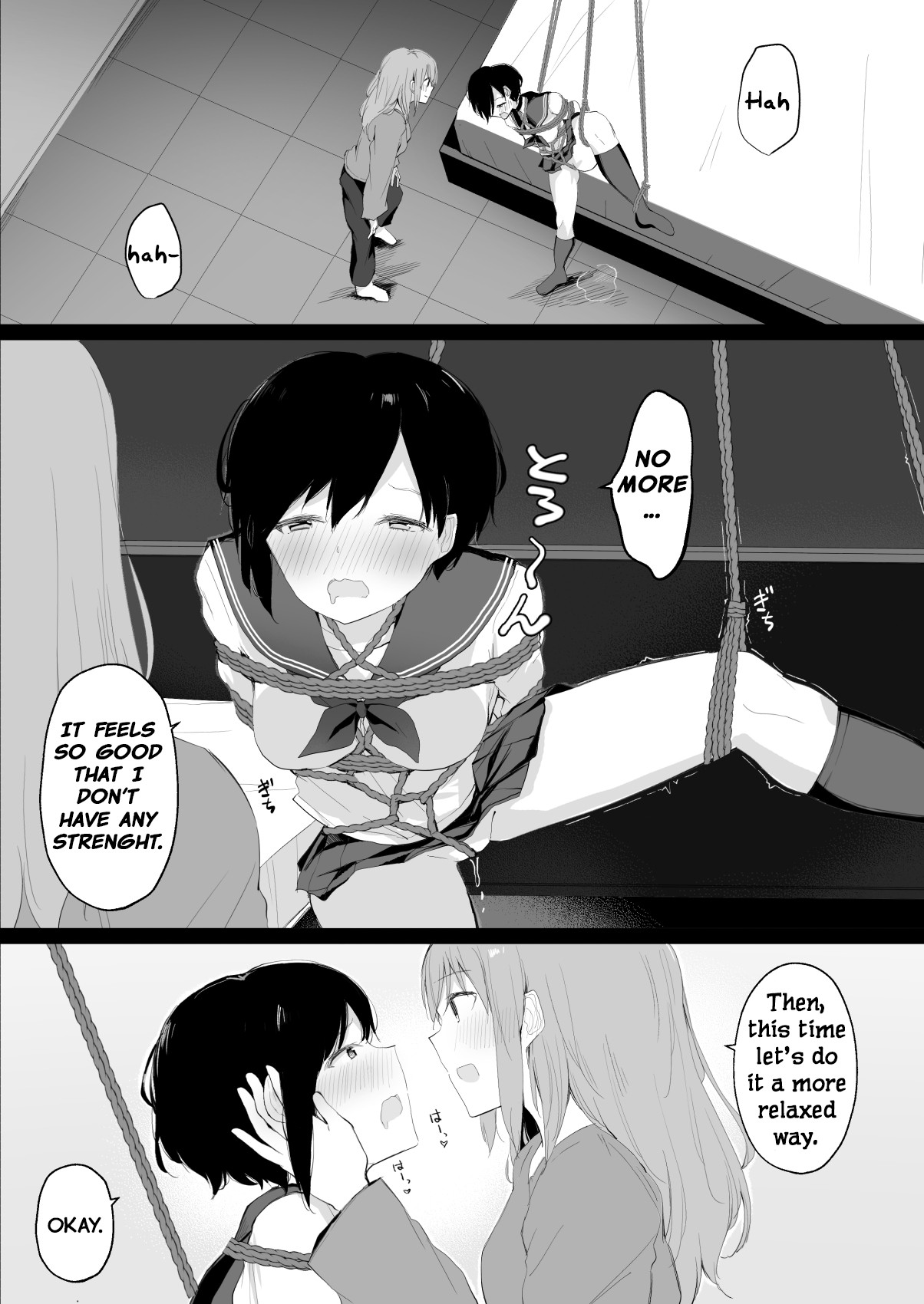 Do M Uraaka Joshi ga Kousoku Yuri Ecchi de Onna Doushi no Yosa o Oshiekomarechau Hon page 29