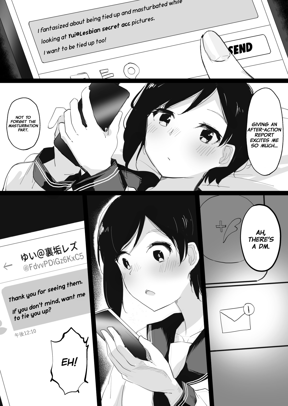 Do M Uraaka Joshi ga Kousoku Yuri Ecchi de Onna Doushi no Yosa o Oshiekomarechau Hon page 9