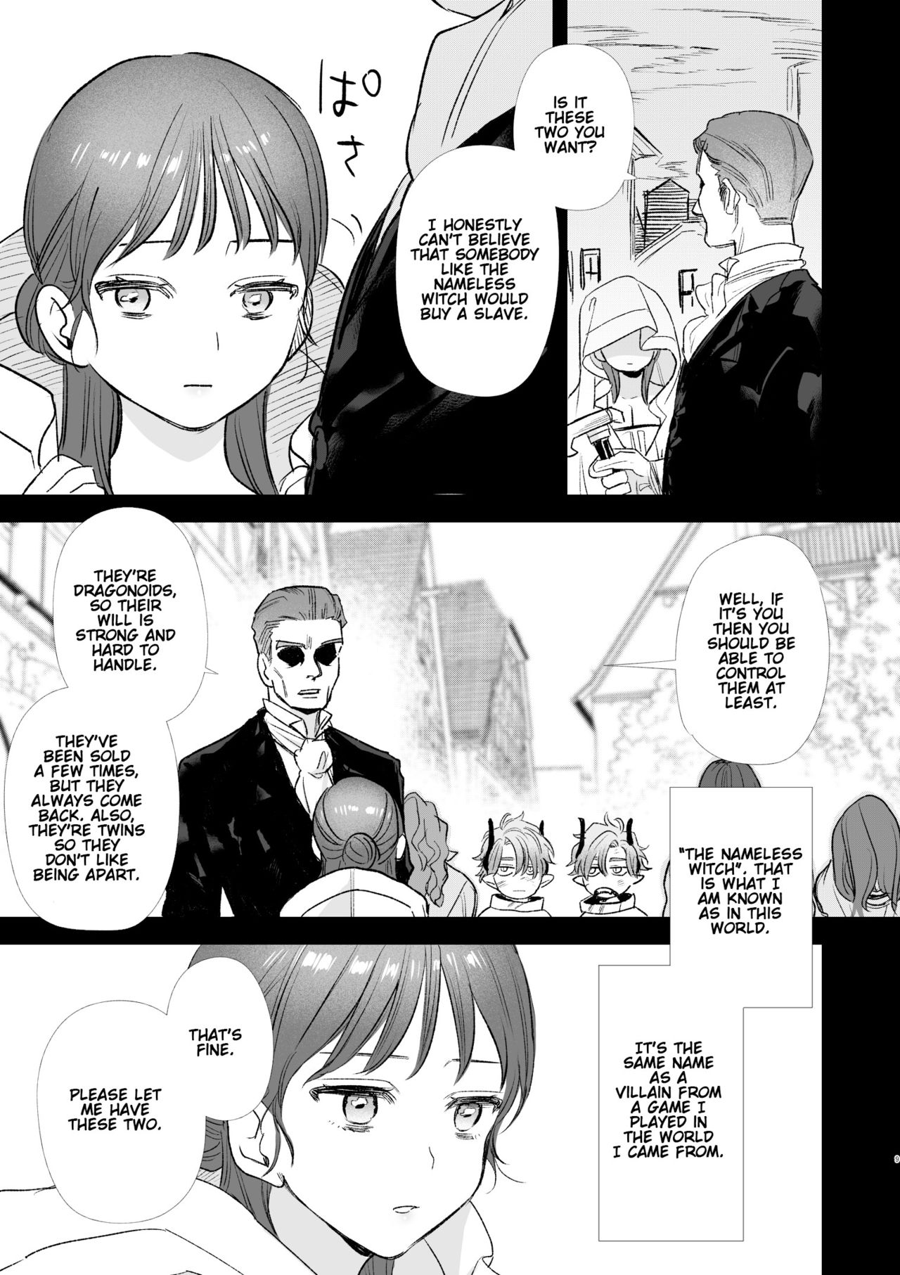 dog eat dog era ~Ryuujinzoku Dorei no Futago to Saimin Koubi~ page 9