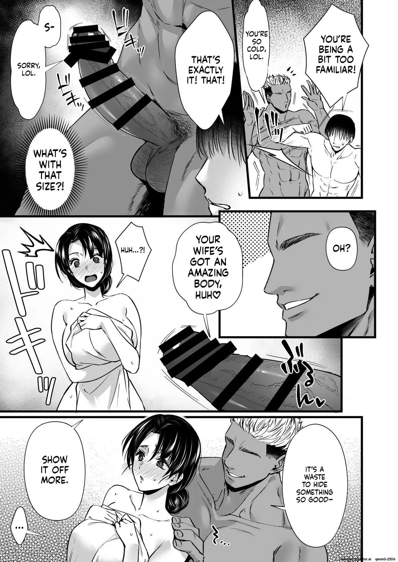 Dohamari Suru Hodo Kimochiii! Junpaku Fuufu to Yarichin Couple no Swapping Onsen page 17