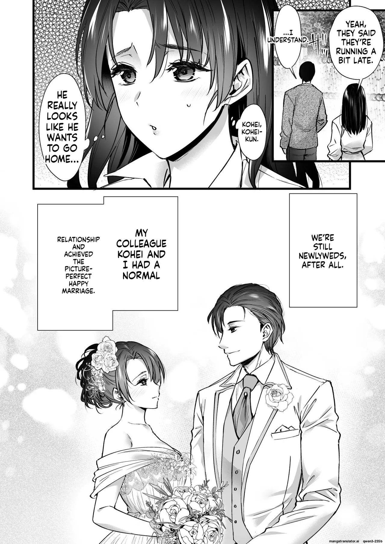 Dohamari Suru Hodo Kimochiii! Junpaku Fuufu to Yarichin Couple no Swapping Onsen page 4