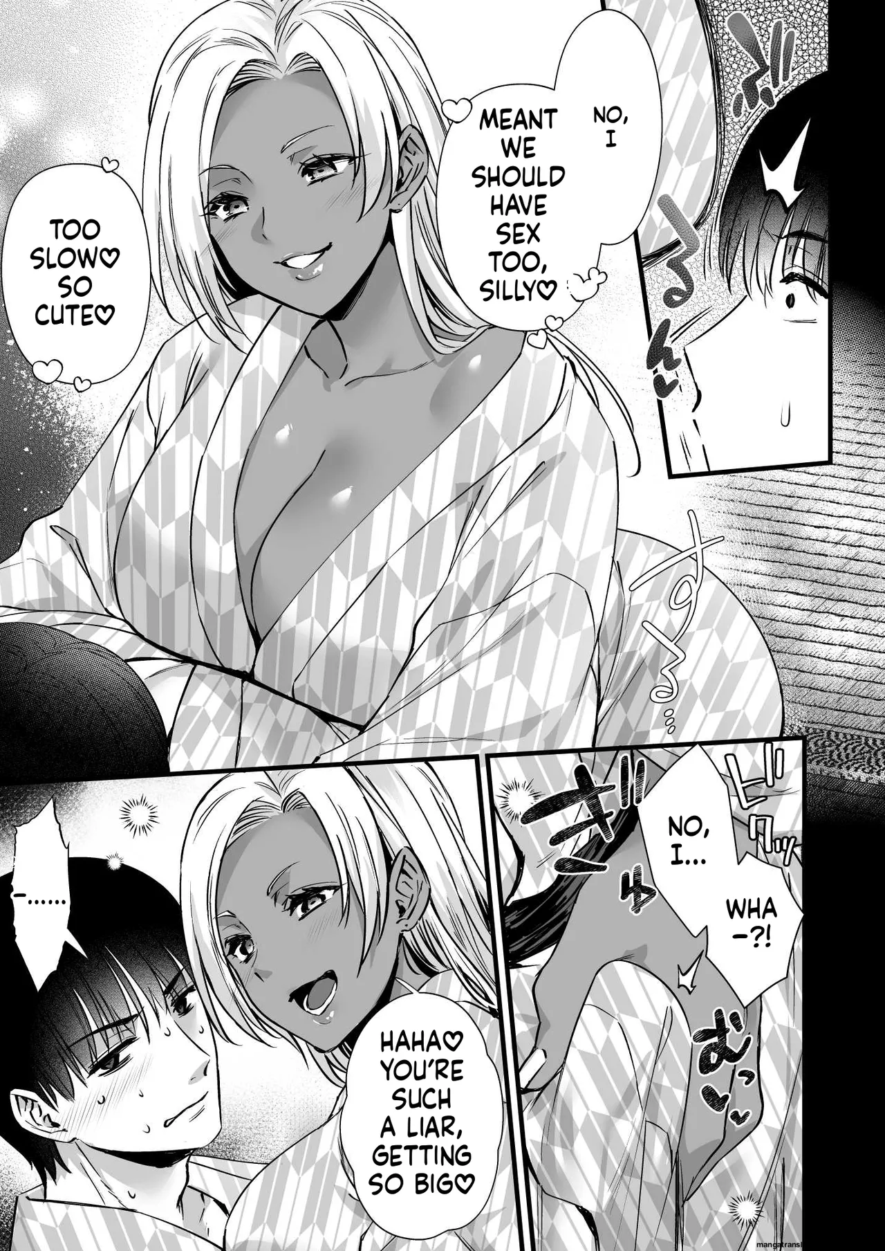 Dohamari Suru Hodo Kimochiii! Junpaku Fuufu to Yarichin Couple no Swapping Onsen page 43