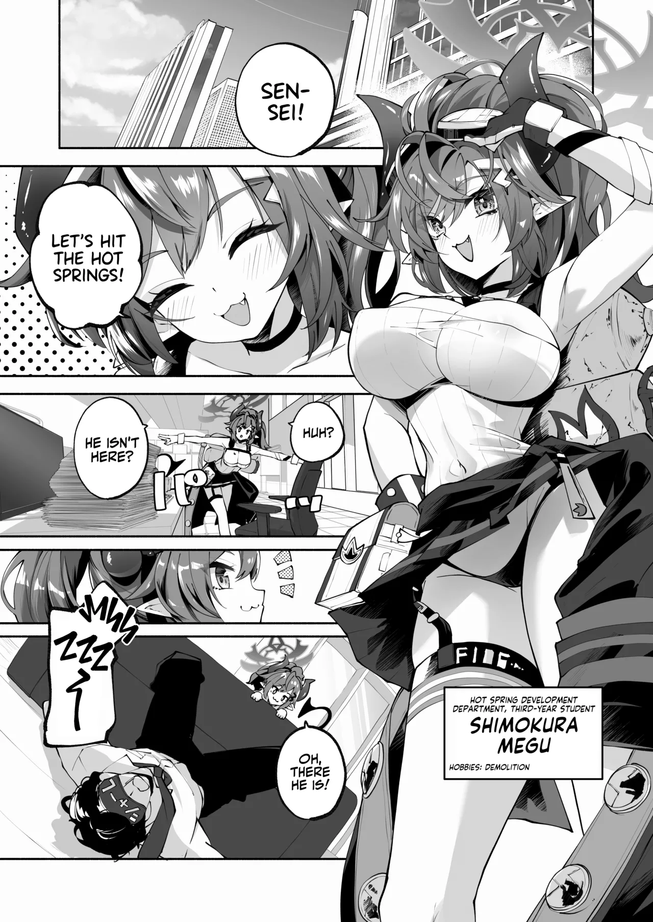 Doing the Hanky-Panky with Megu! page 2