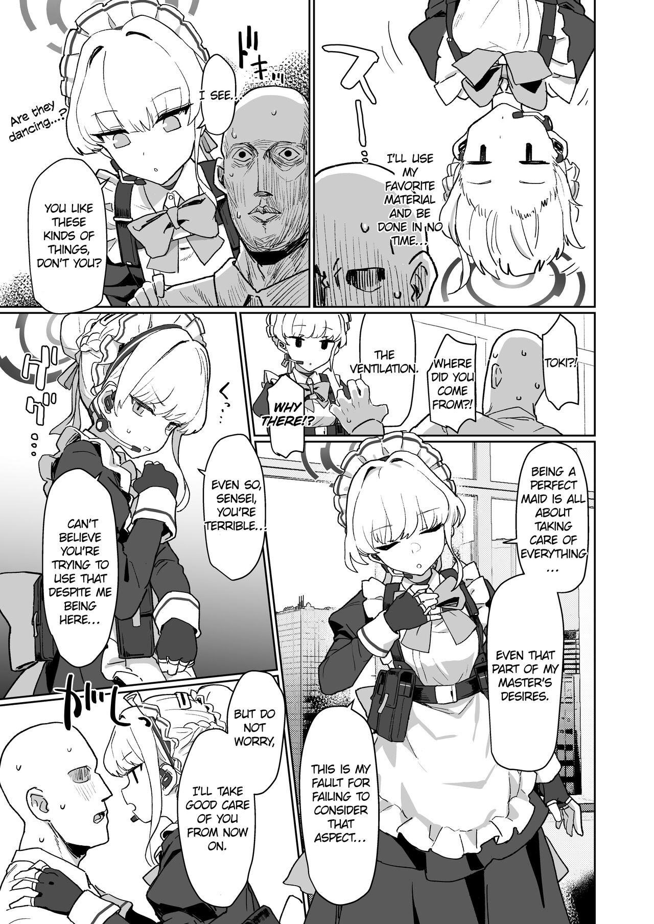 Dokidoki Toki Meki Maid Kiss page 4