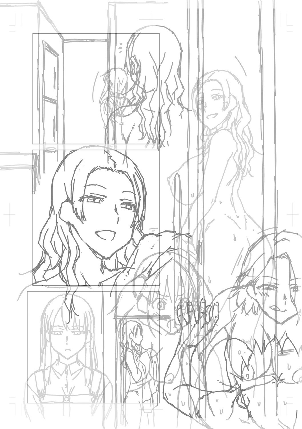 Dosukebe Bijin Yonshimai Harem ni Youkoso! - Welcome to the HAREM of the FOUR Beautiful and Slutty Sisters + "Ueno Bijin Yonsihimai to Kazoku ni Narimashite" Ch. 1-5 Shitagaki Data page 282