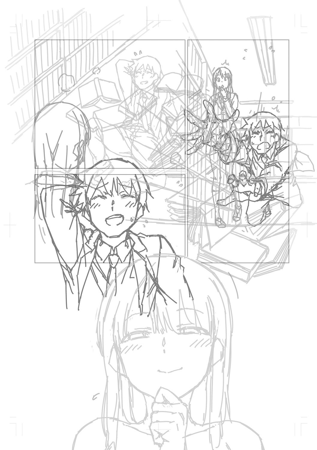 Dosukebe Bijin Yonshimai Harem ni Youkoso! - Welcome to the HAREM of the FOUR Beautiful and Slutty Sisters + "Ueno Bijin Yonsihimai to Kazoku ni Narimashite" Ch. 1-5 Shitagaki Data page 304
