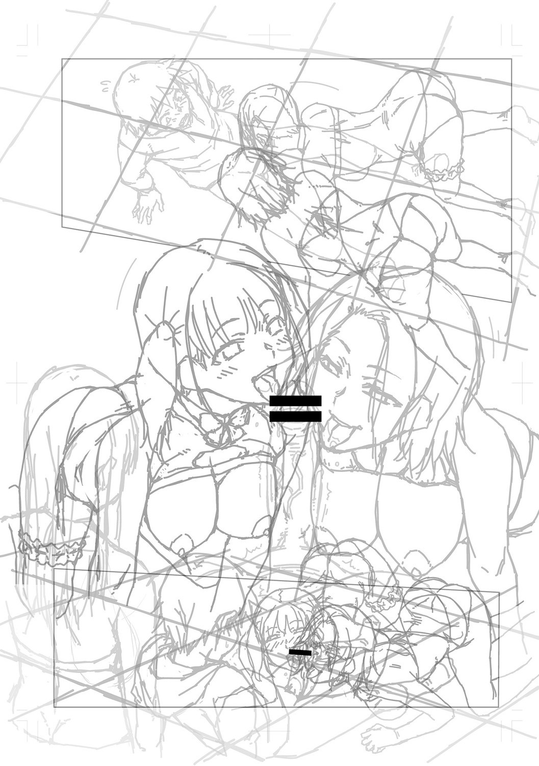 Dosukebe Bijin Yonshimai Harem ni Youkoso! - Welcome to the HAREM of the FOUR Beautiful and Slutty Sisters + "Ueno Bijin Yonsihimai to Kazoku ni Narimashite" Ch. 1-5 Shitagaki Data page 312