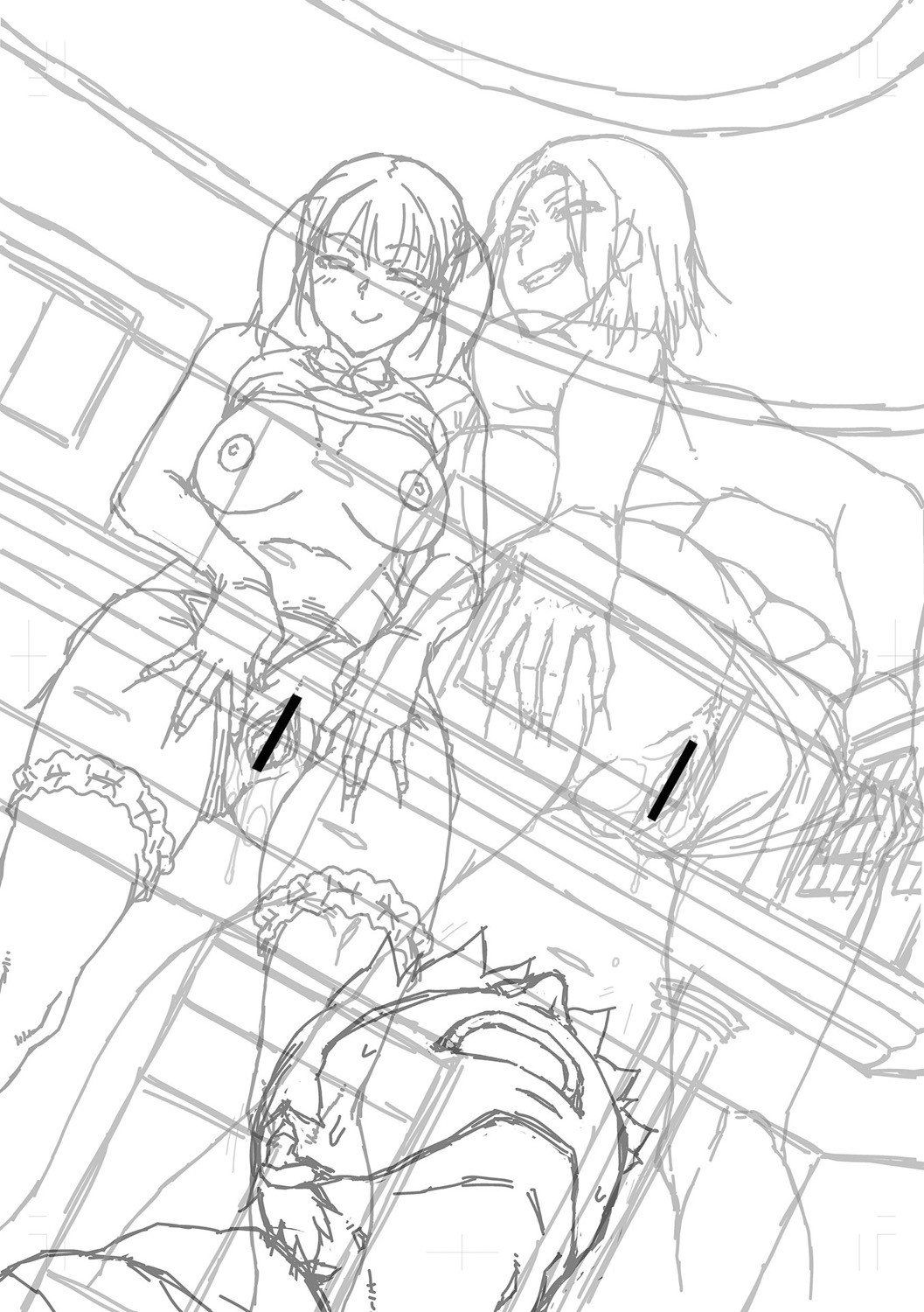 Dosukebe Bijin Yonshimai Harem ni Youkoso! - Welcome to the HAREM of the FOUR Beautiful and Slutty Sisters + "Ueno Bijin Yonsihimai to Kazoku ni Narimashite" Ch. 1-5 Shitagaki Data page 322