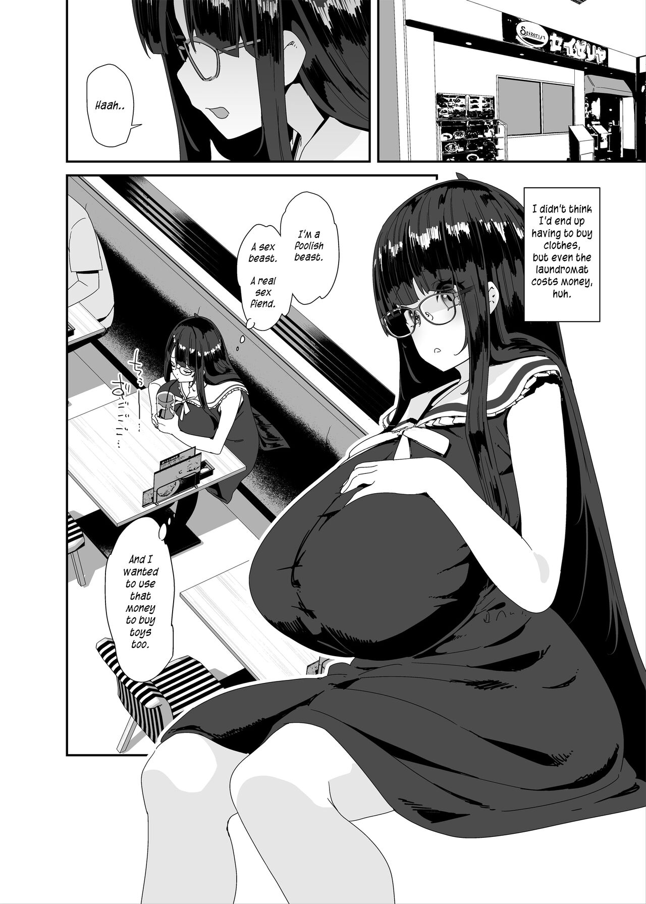 Dosukebe Kyonyuu Joshi ga Shopping Mall made Odekake Onanie Suru Hanashi page 41