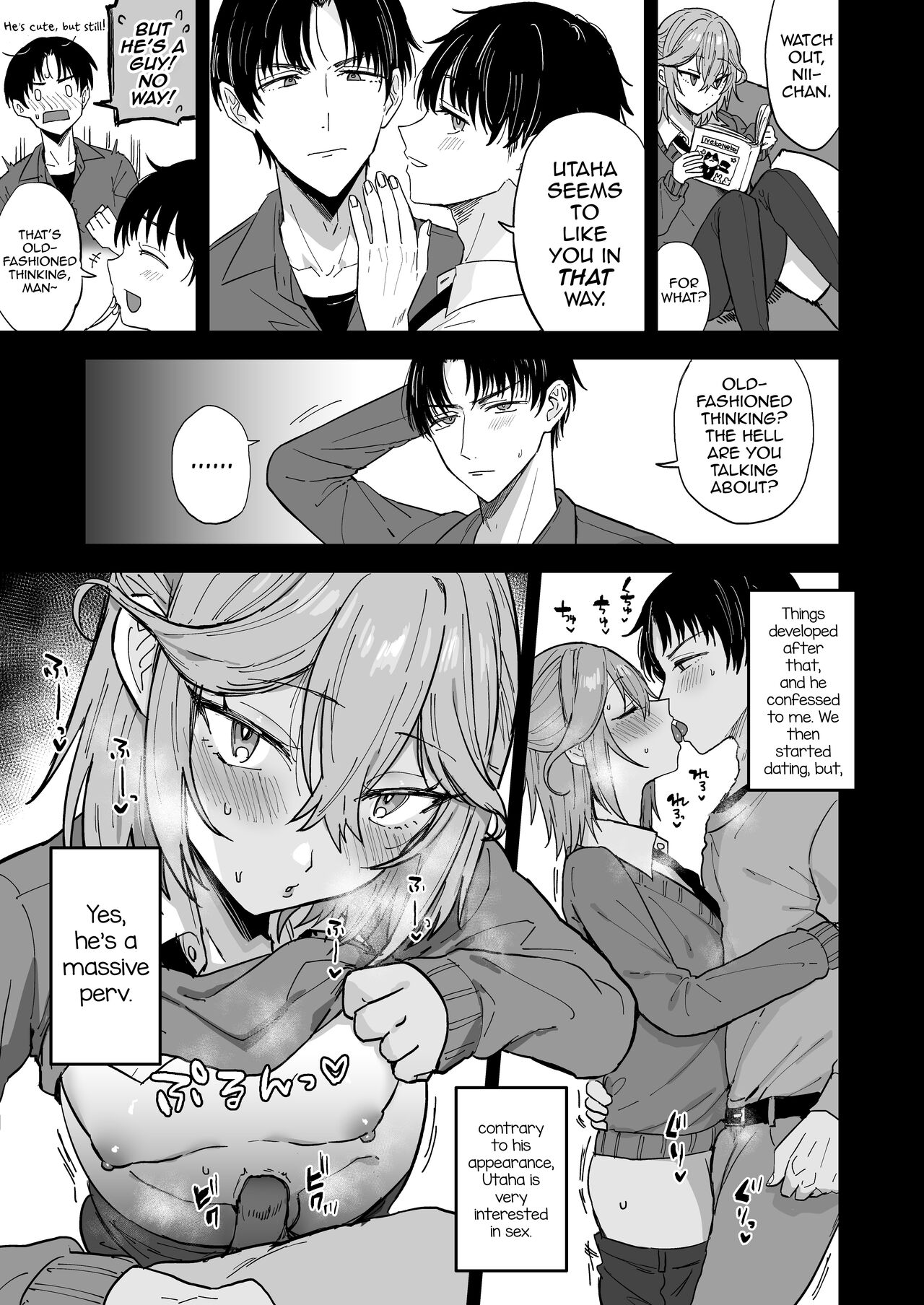 Dosukebe Mesu Danshi Utaha-kun page 4