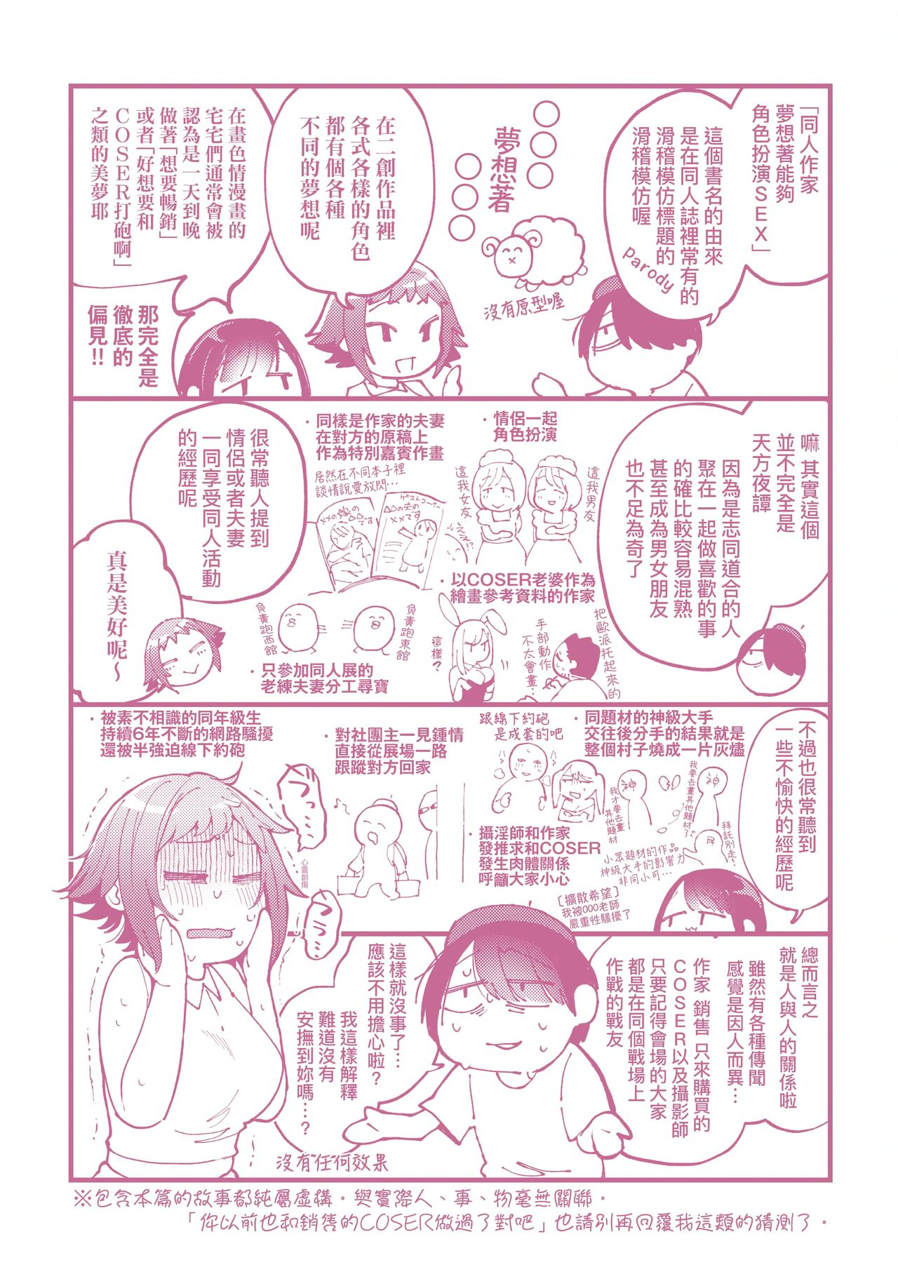 Doujin Sakkan wa Cosplay Ecchi no Yume wo Miruka page 130