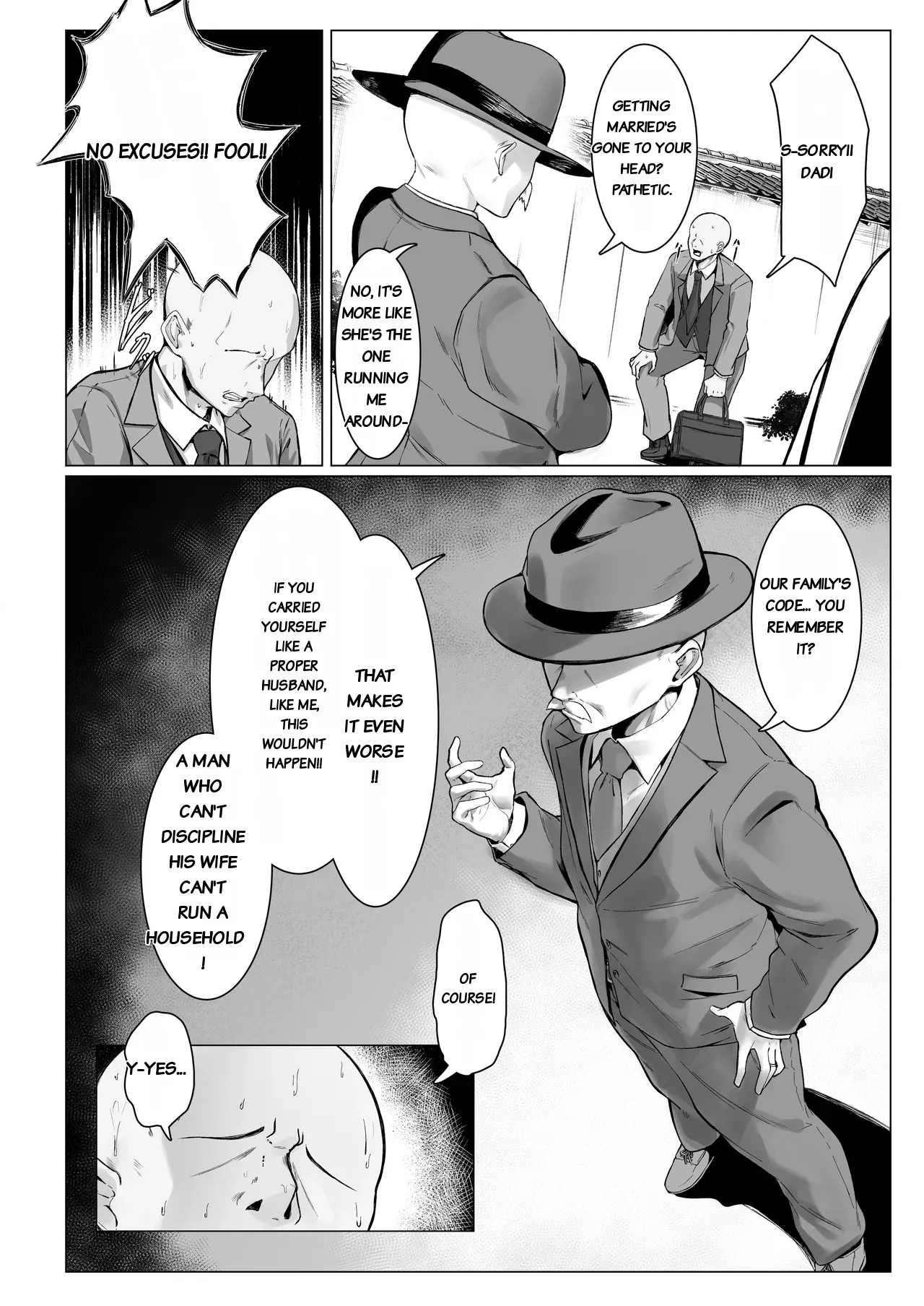 Downer Ninpou Tsuma wa Teishu Kanpaku Otto wo Wakara Seru page 45